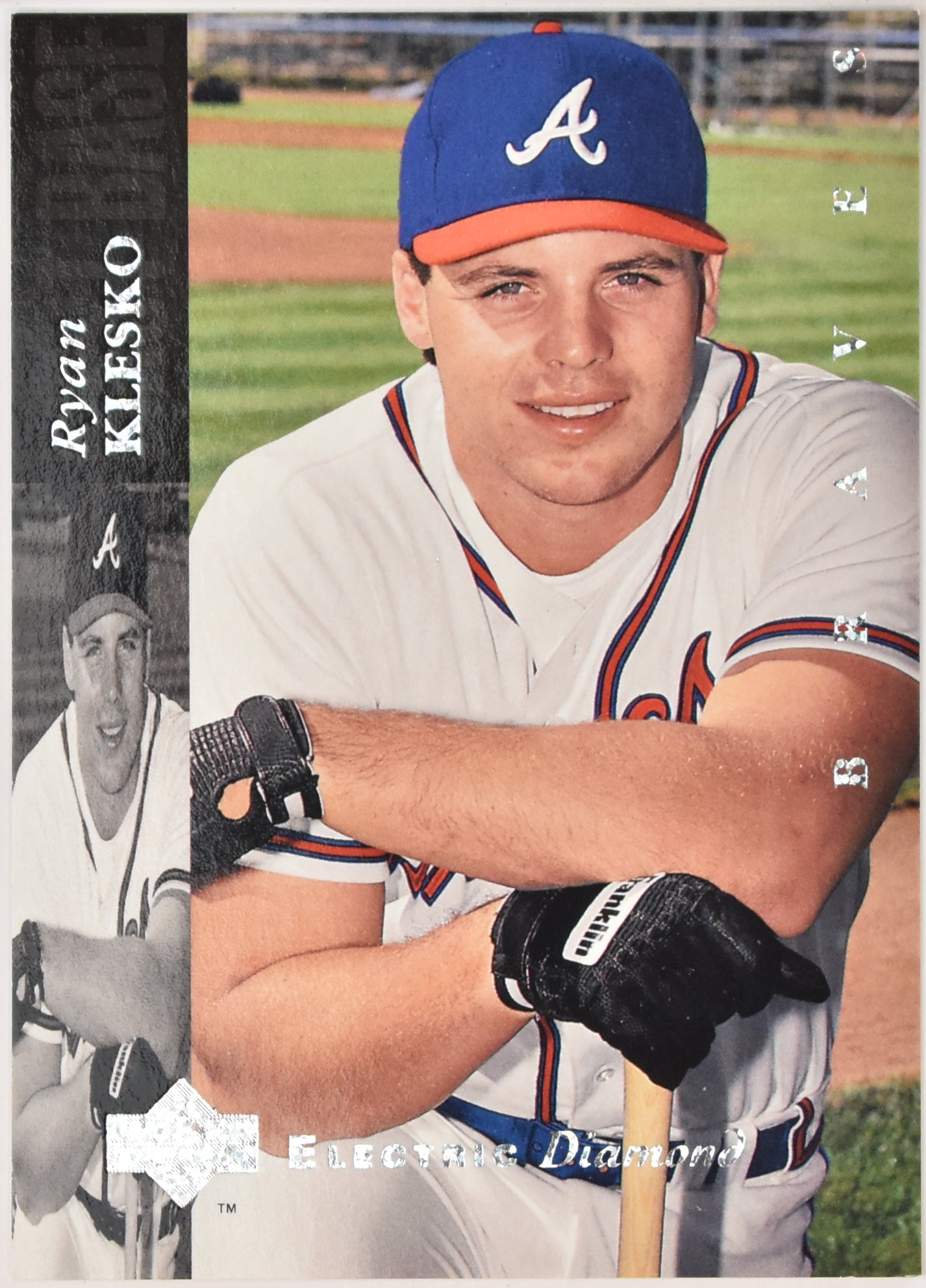 Ryan Klesko 64 Upper Deck Electric Diamond 1994 Baseball Card