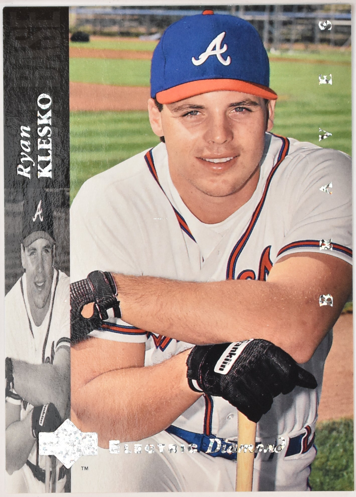 Ryan Klesko 64 Upper Deck Electric Diamond Baseball Card