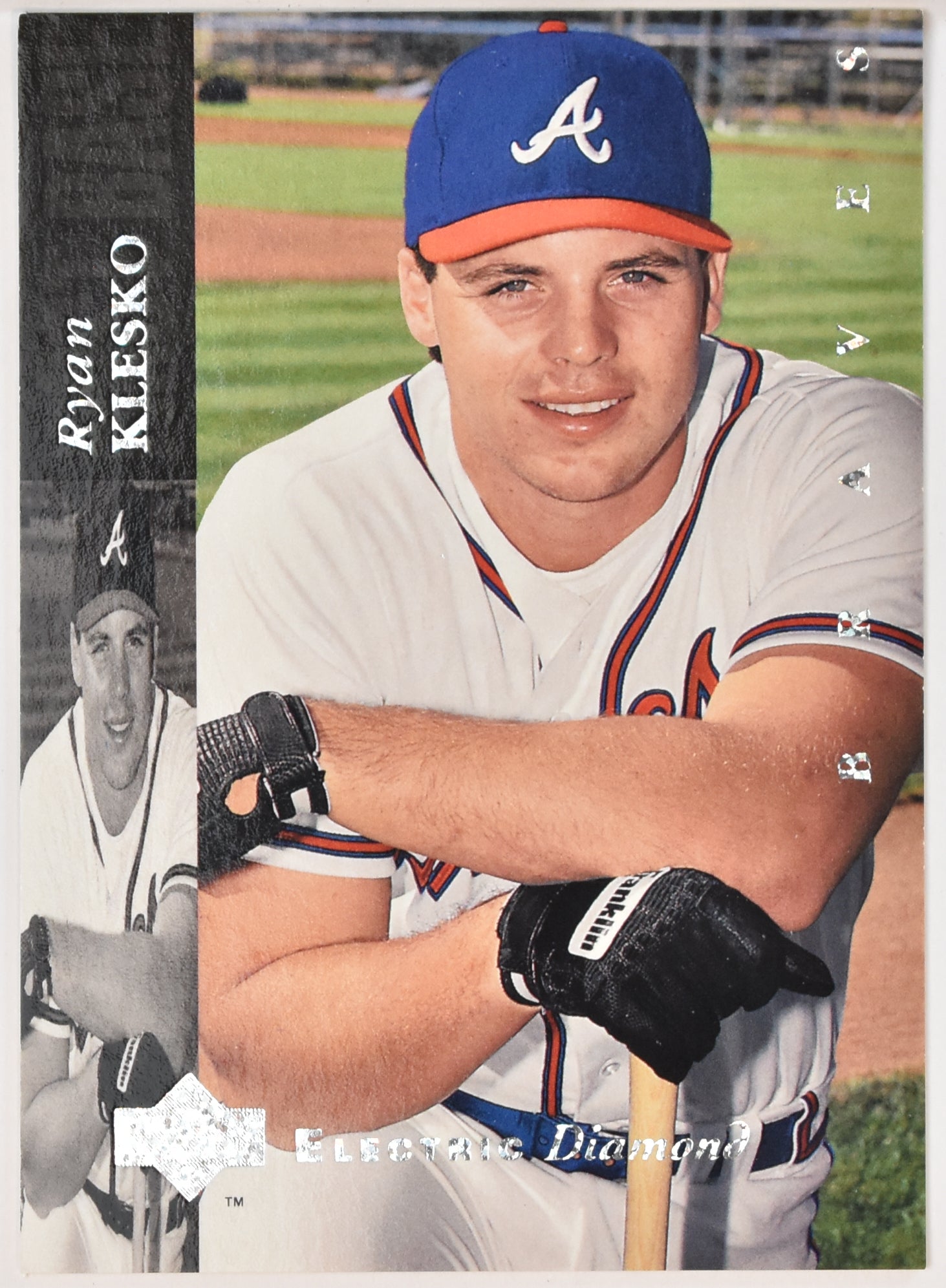 Ryan Klesko 64 Upper Deck Electric Diamond Baseball Card 1994