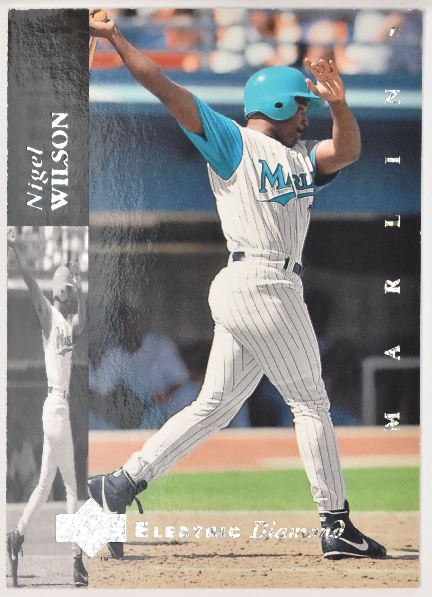 Nigel Wilson 103 Upper Deck Electric Diamond Baseball Card 1994