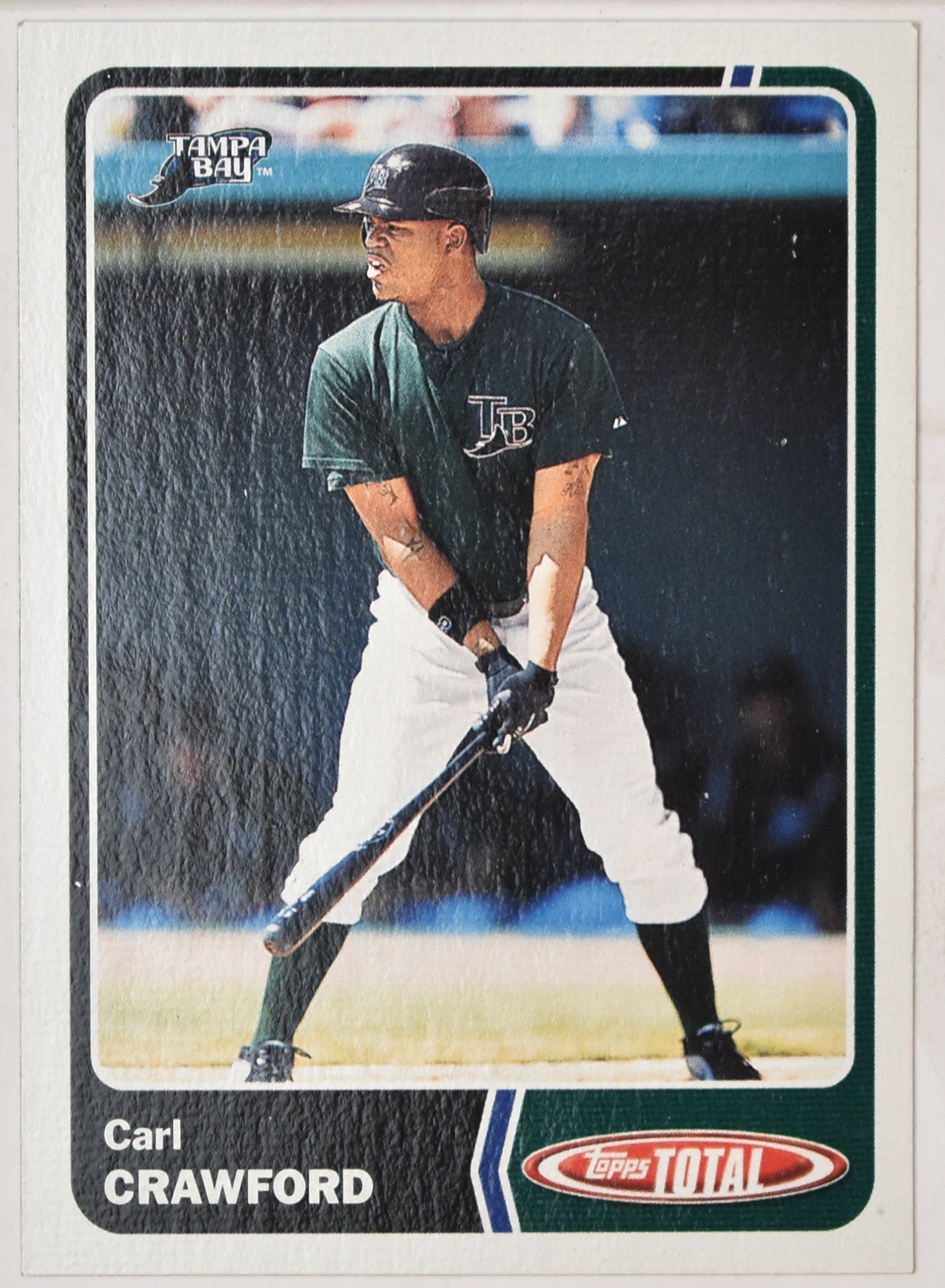 Carl Crawford 848 Topps Total 2003 Baseball Card