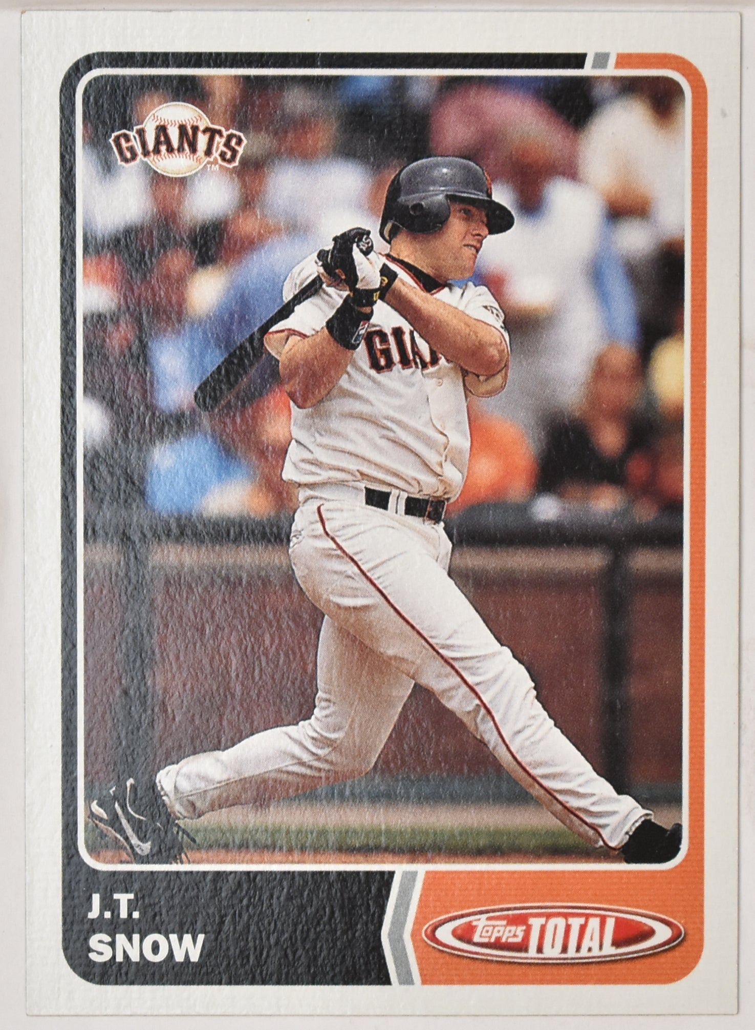 JT Snow 590 Topps Total 2003 Baseball Card