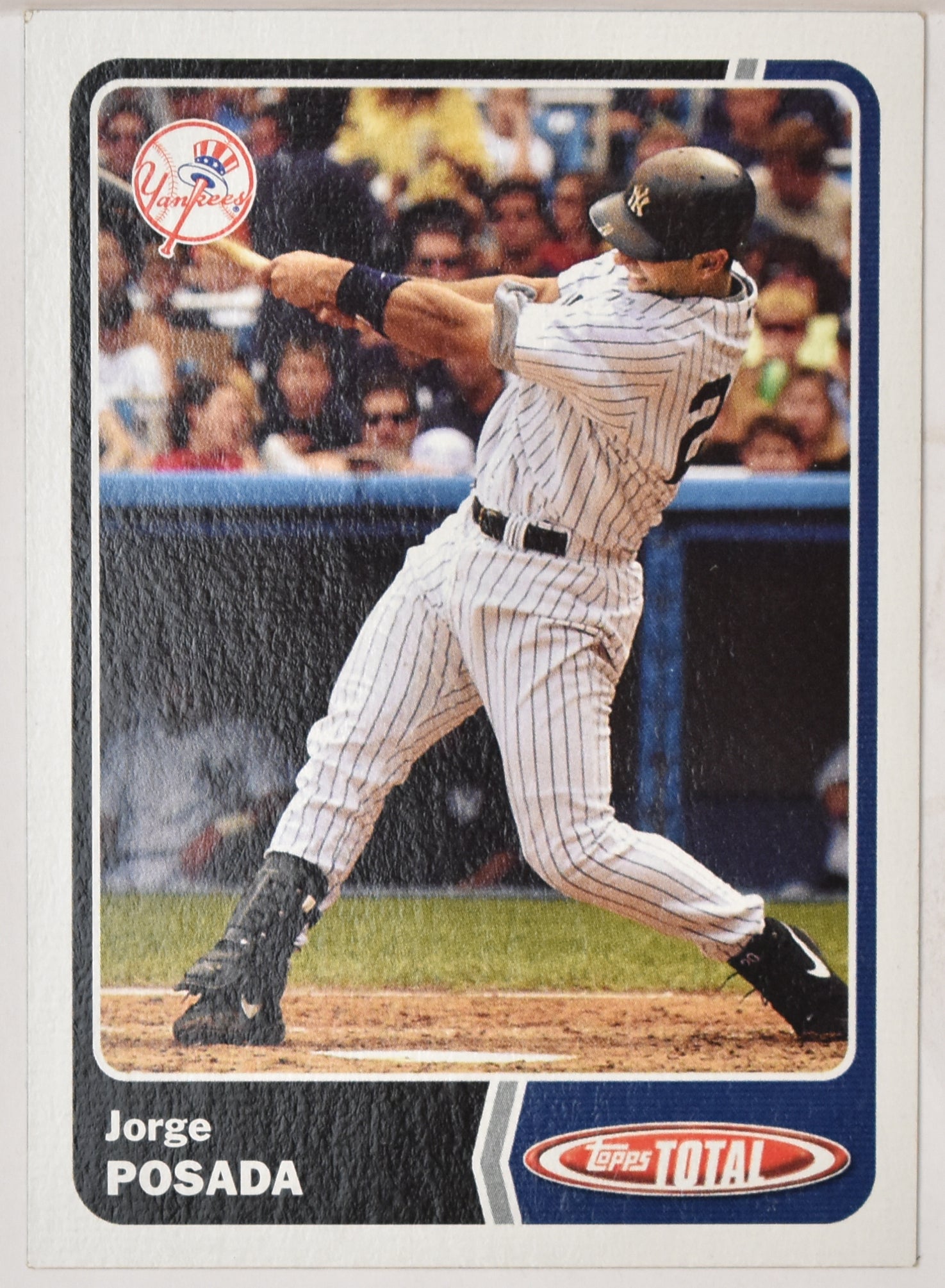 Jorge Posada 556 Topps Total 2003 Baseball Card