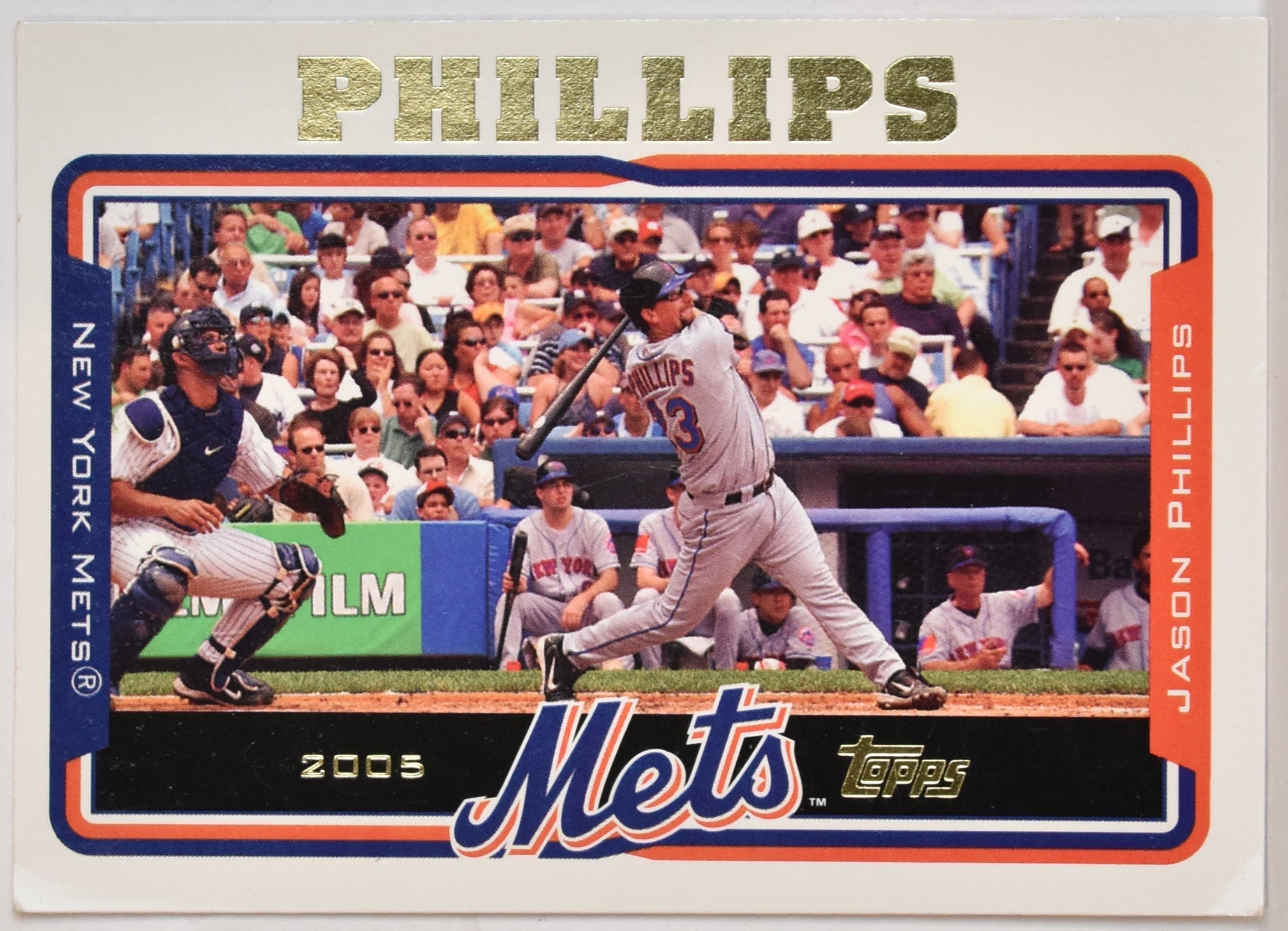 Jason Phillips 190 Topps 2004 Baseball Card