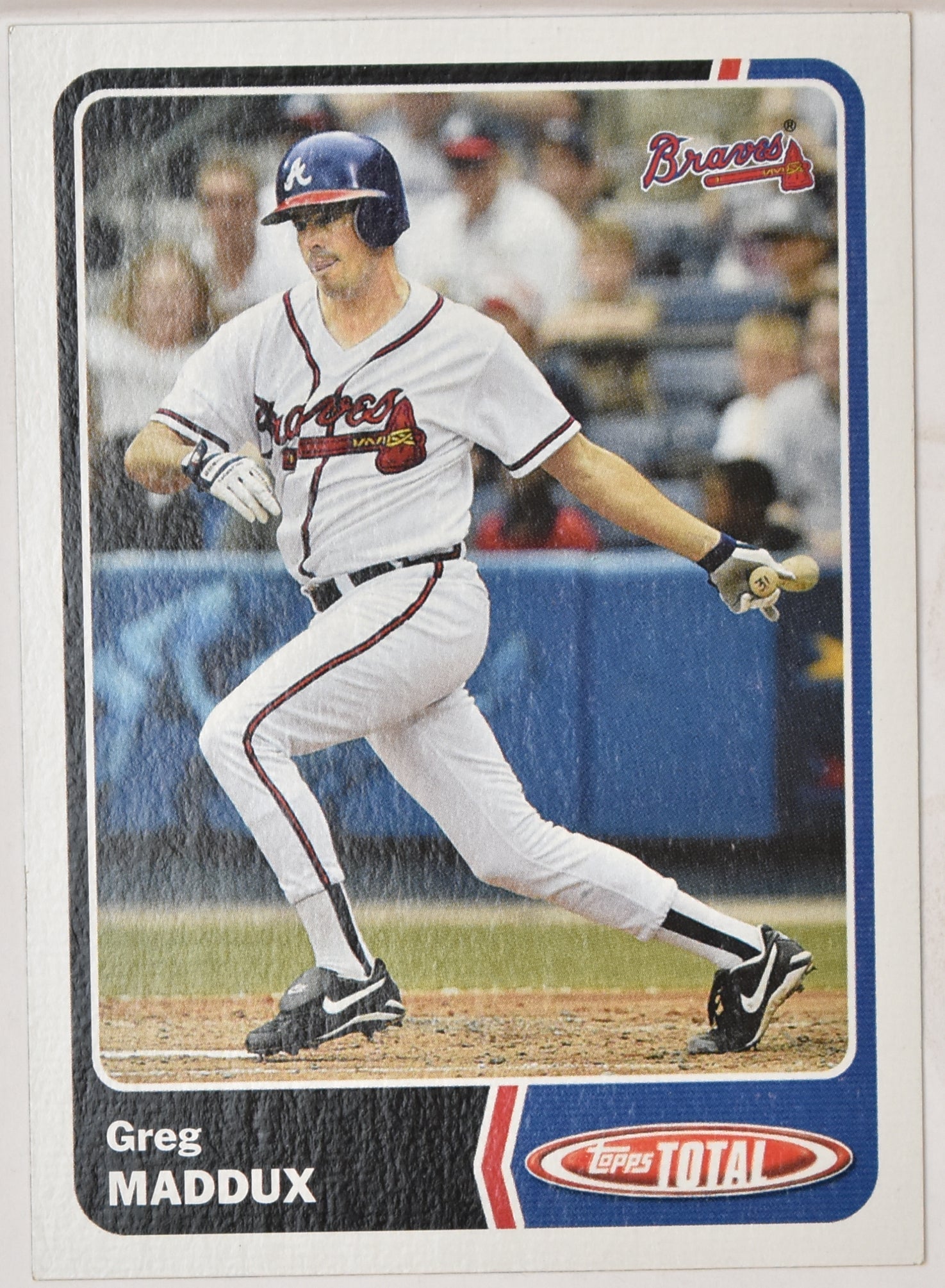 Atlanta Braves Team Checklist TTC3 of 30 Greg Maddux Topps Total 2003 Baseball C