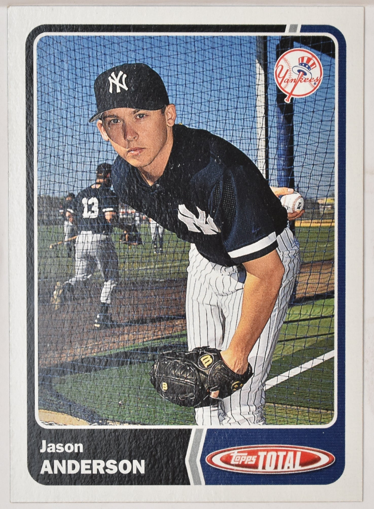 Jason Anderson 65 Topps Total 2003 Baseball Card