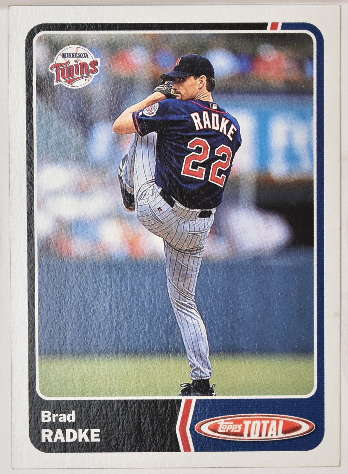 Brad Radke 619 Topps Total 2003 Baseball Card
