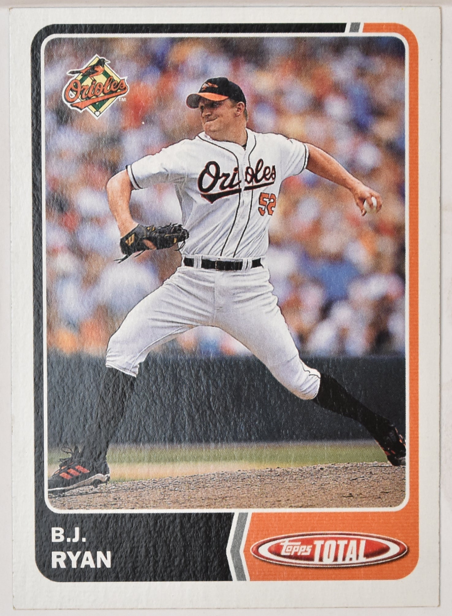 BJ Ryan 67 Topps Total 2003 Baseball Card