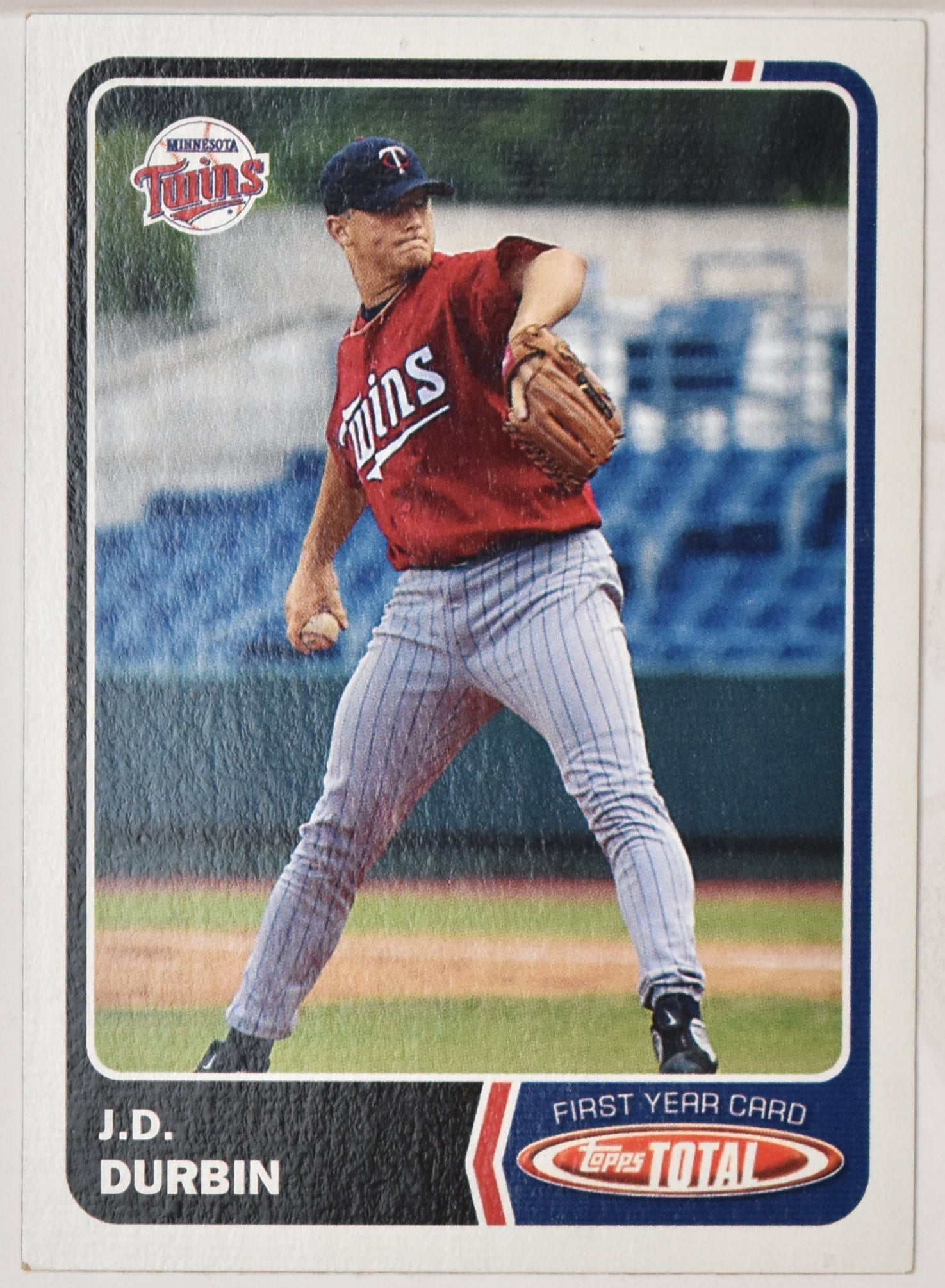 JD Durbin 884 Topps Total 2003 Baseball Card