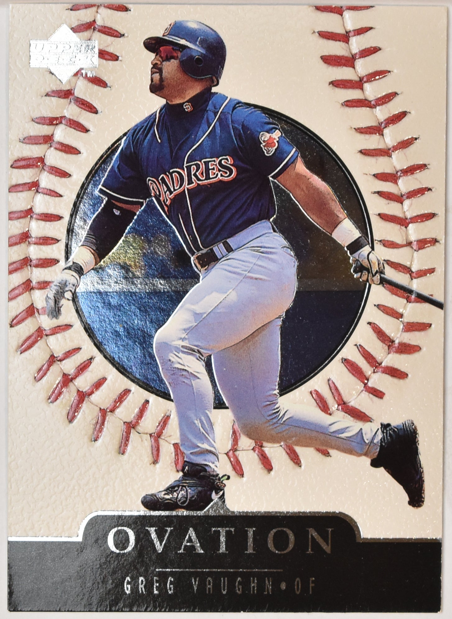 Greg Vaughn 6 Upper Deck Ovation Baseball Card 1999