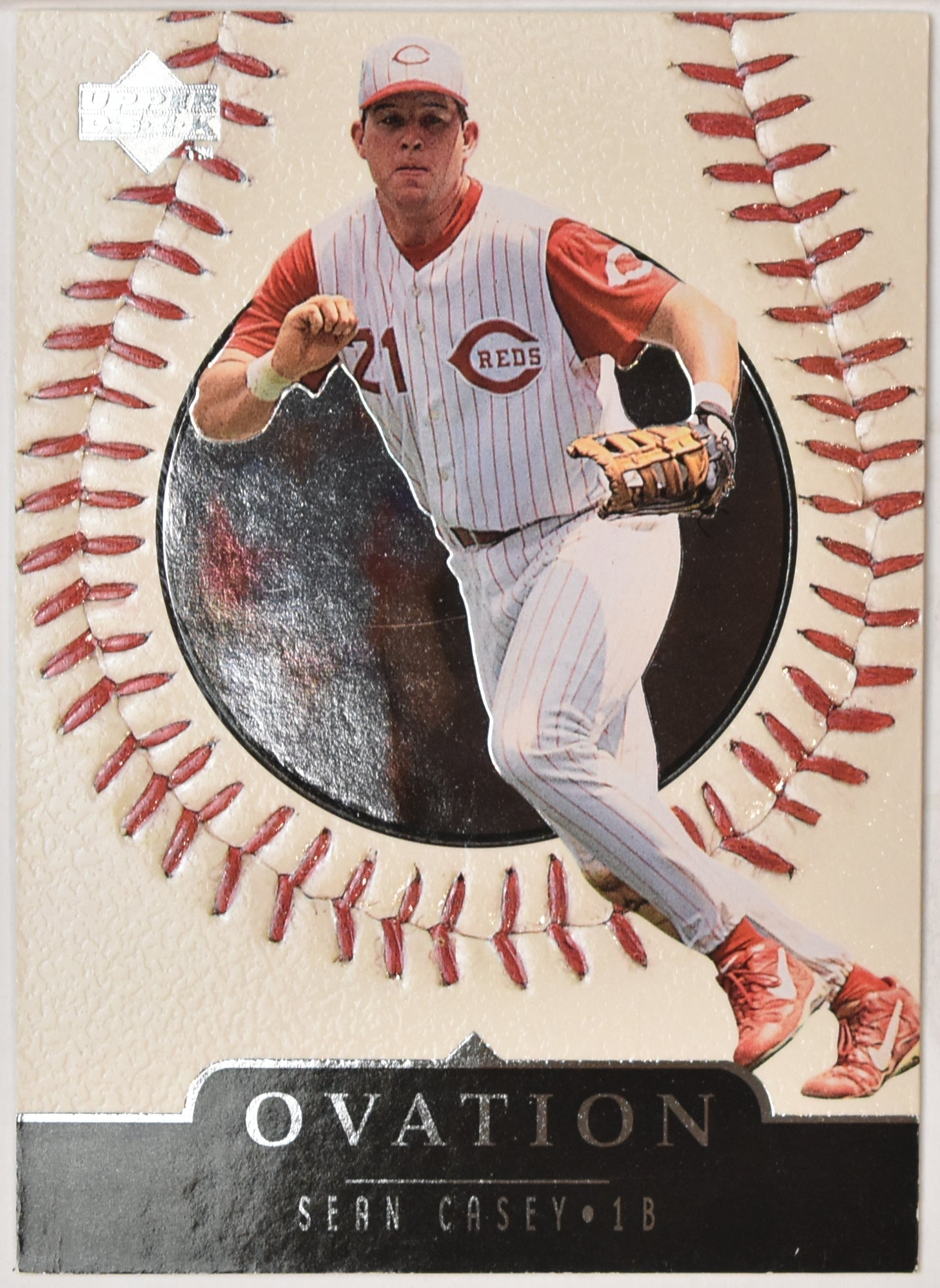 Sean Casey 23 Upper Deck Ovation Baseball Card 1999