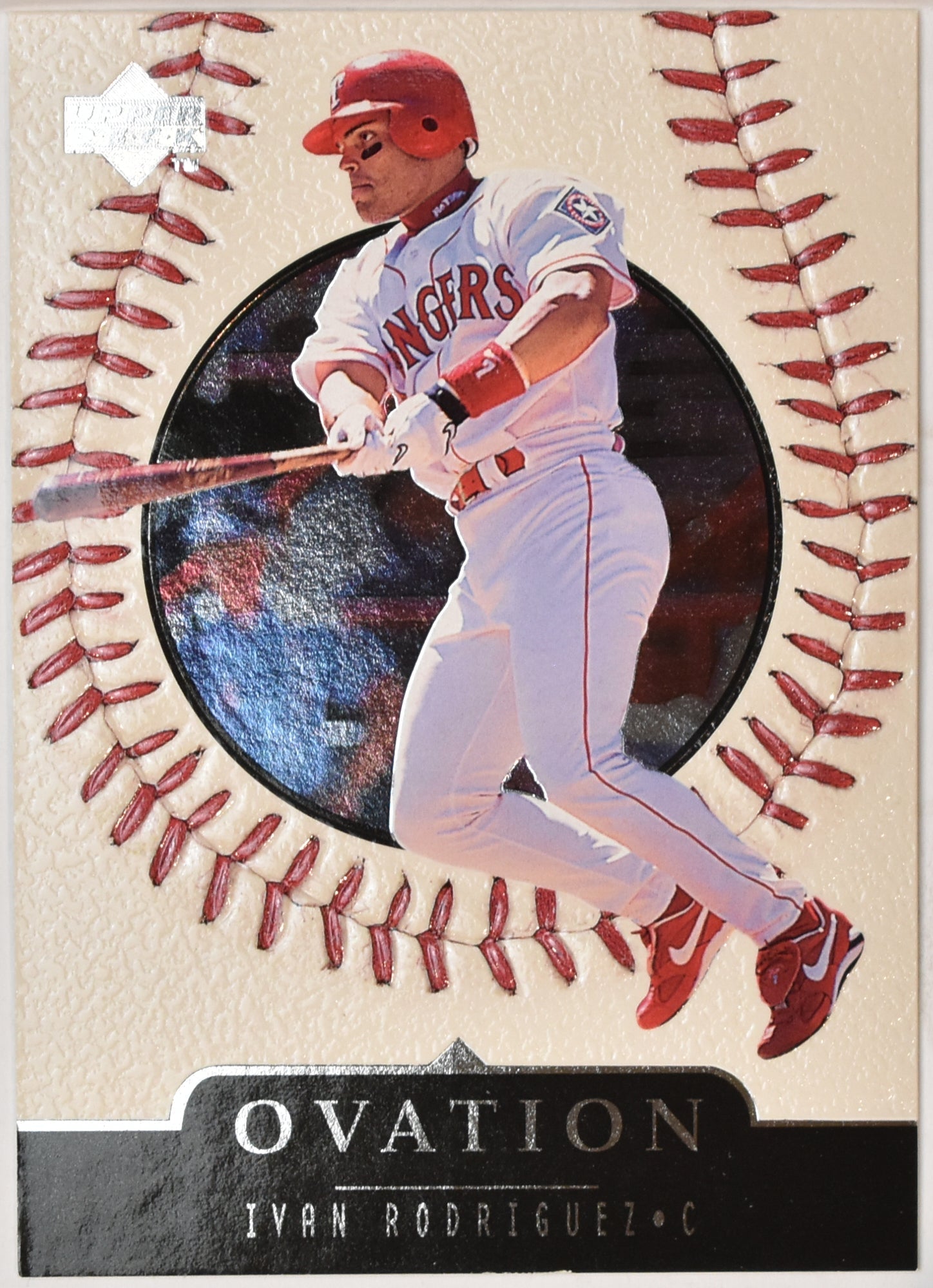 Ivan Rodriguez 58 Upper Deck Ovation Baseball Card 1999