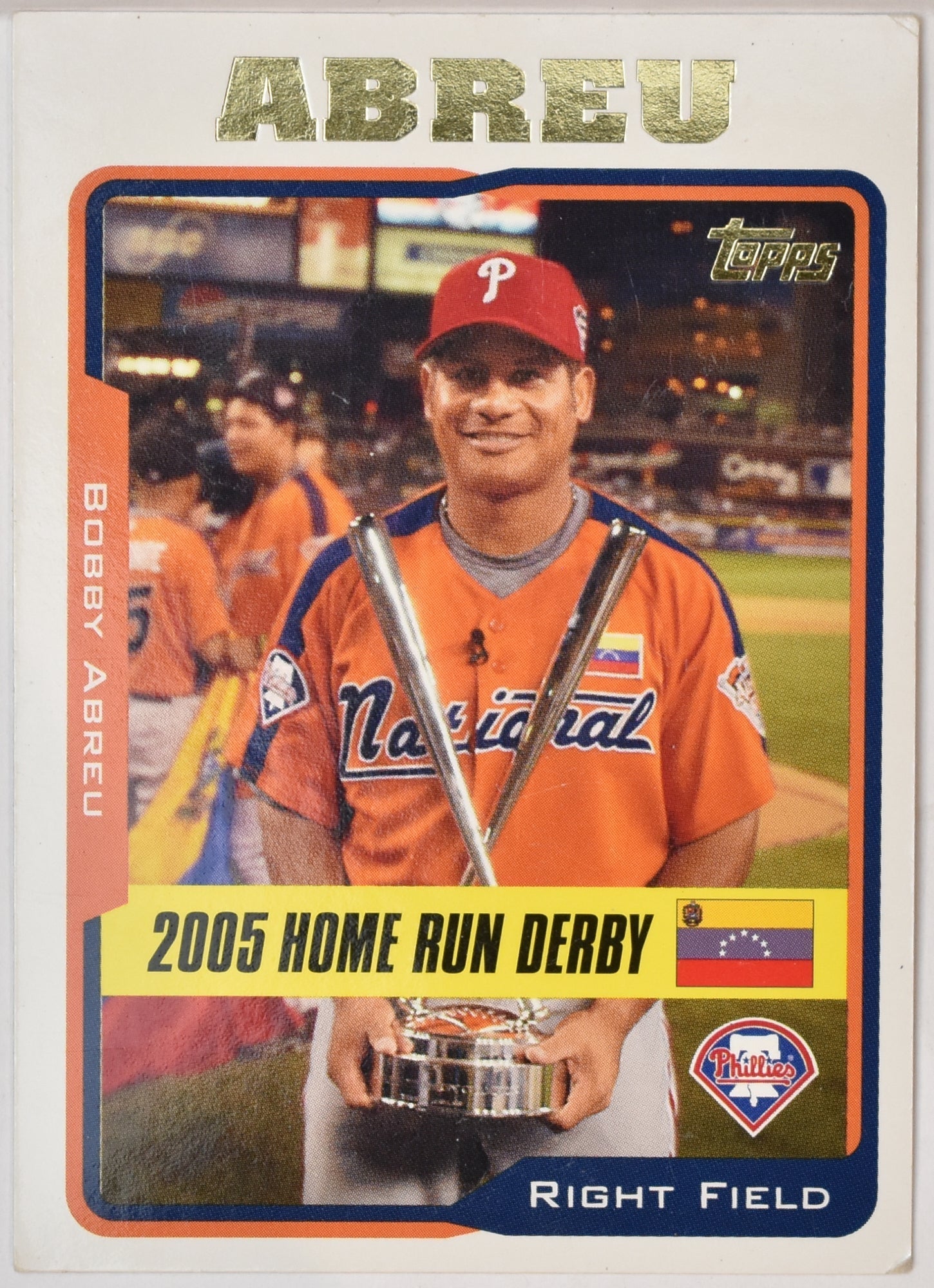 Bobby Abreu UH195 Topps Baseball Card 2005