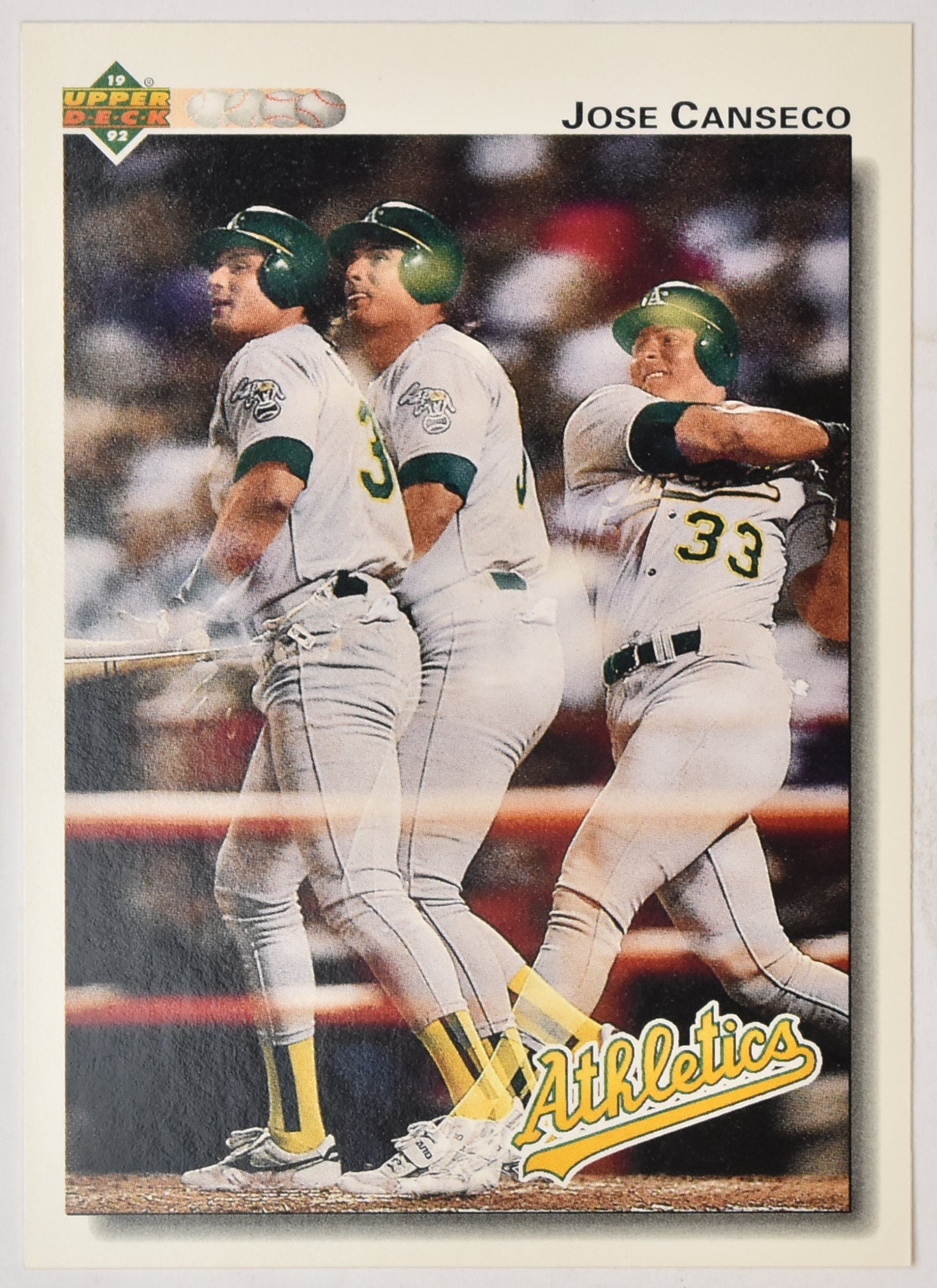 Jose Canseco 333 Upper Deck 92 Baseball Card