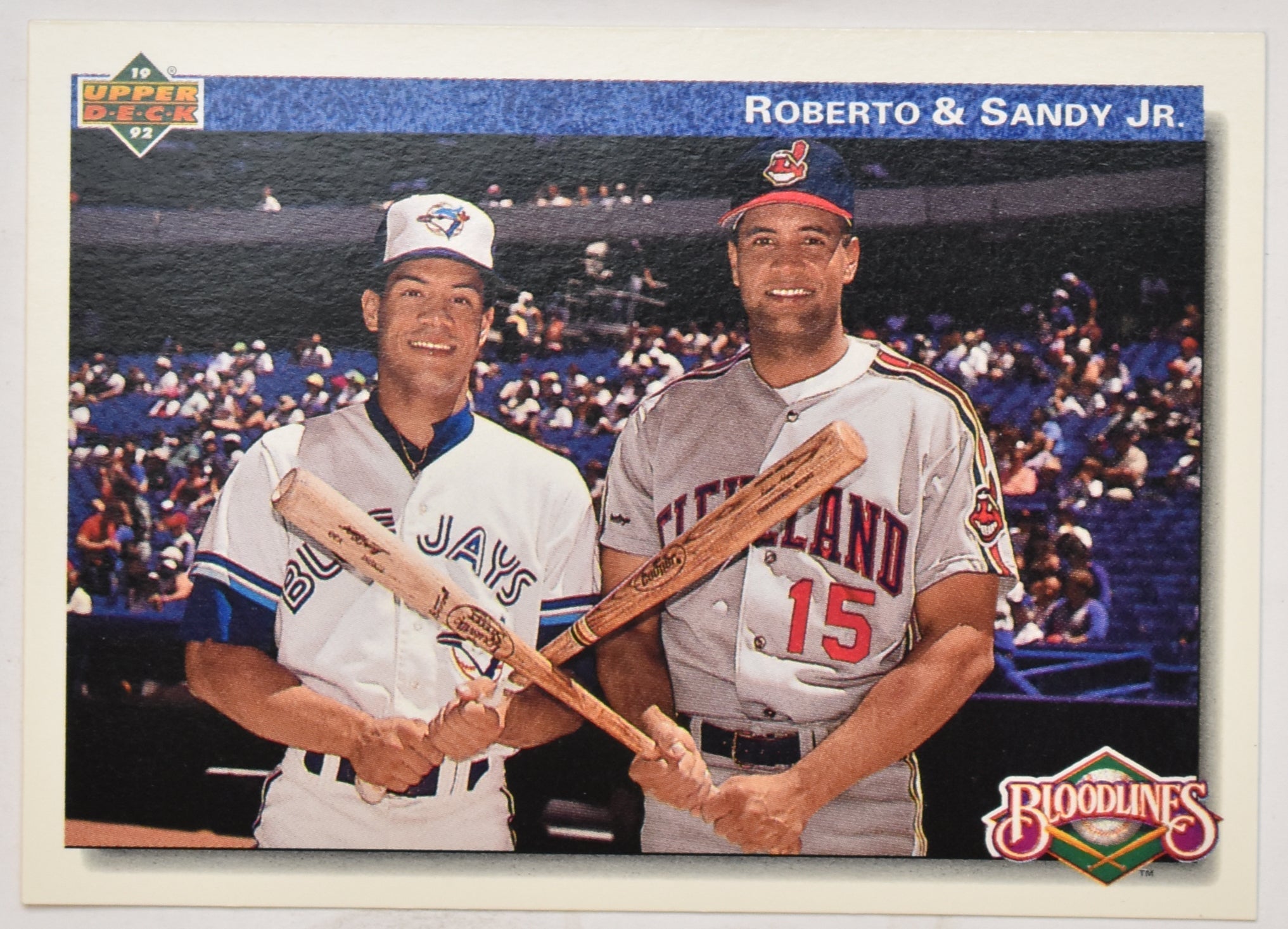 Roberto and Sandy Jr Upper Deck 81 Baseball Card 1992