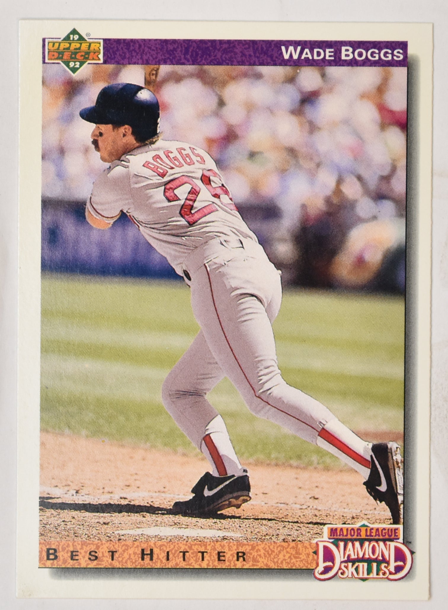 Wade Boggs 646 Baseball Card Upper Deck 1991