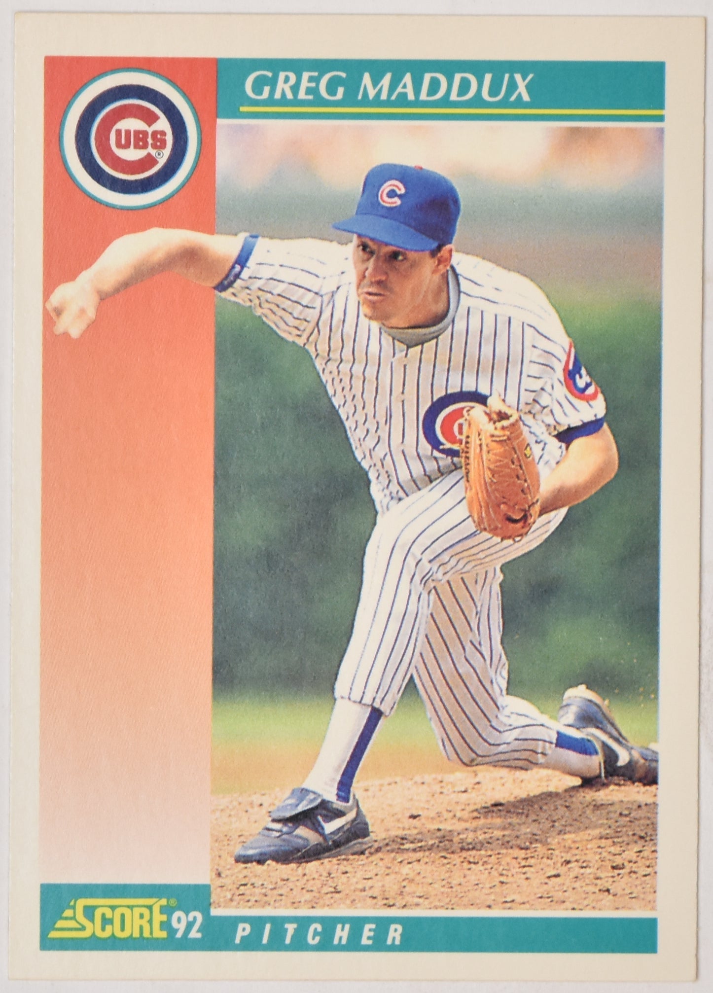 Greg Maddux 269 Score 1992 Baseball Card