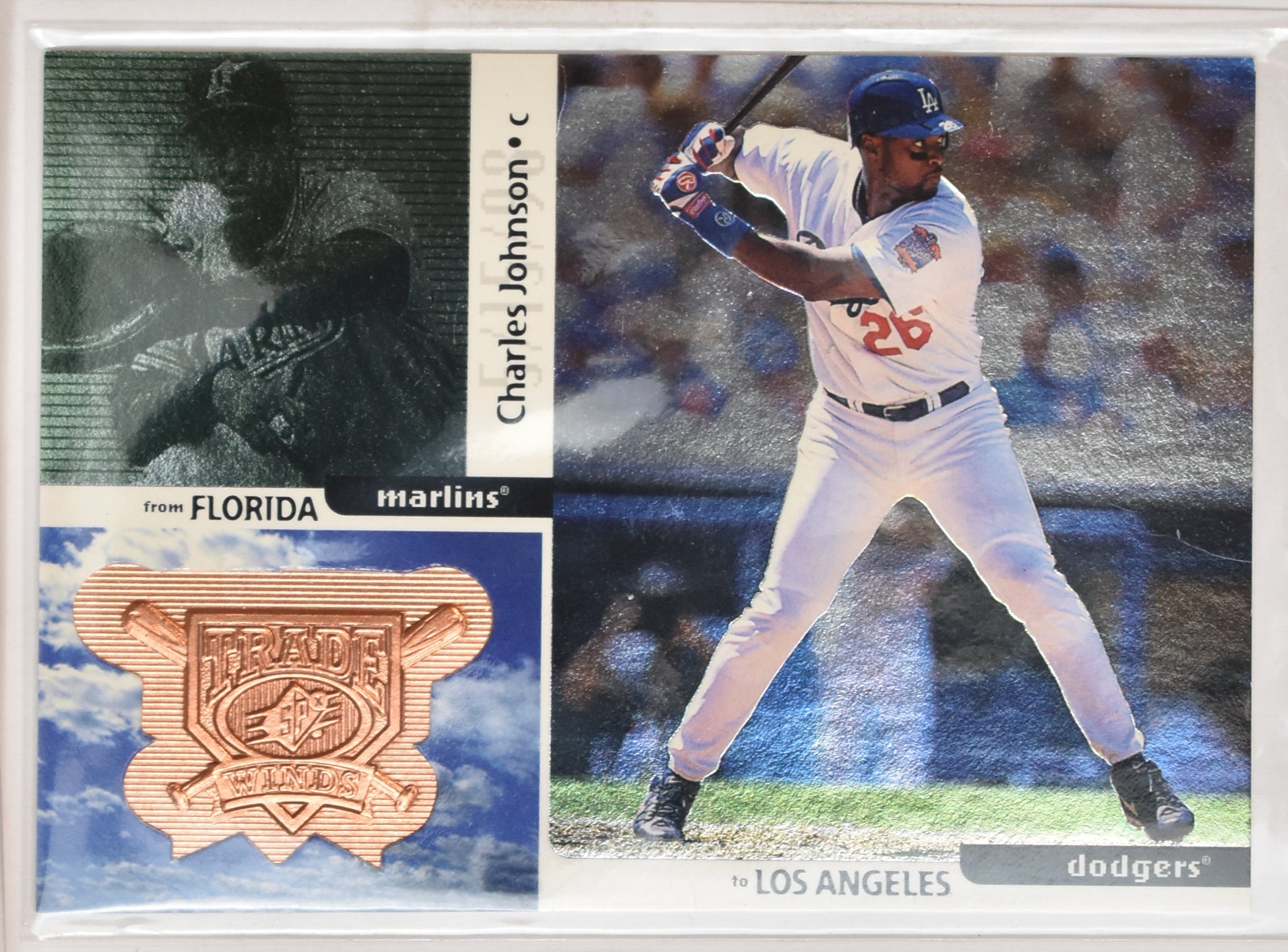 Charles Johnson 342 3256/4000 Upper Deck 1998 Baseball Card Numbered