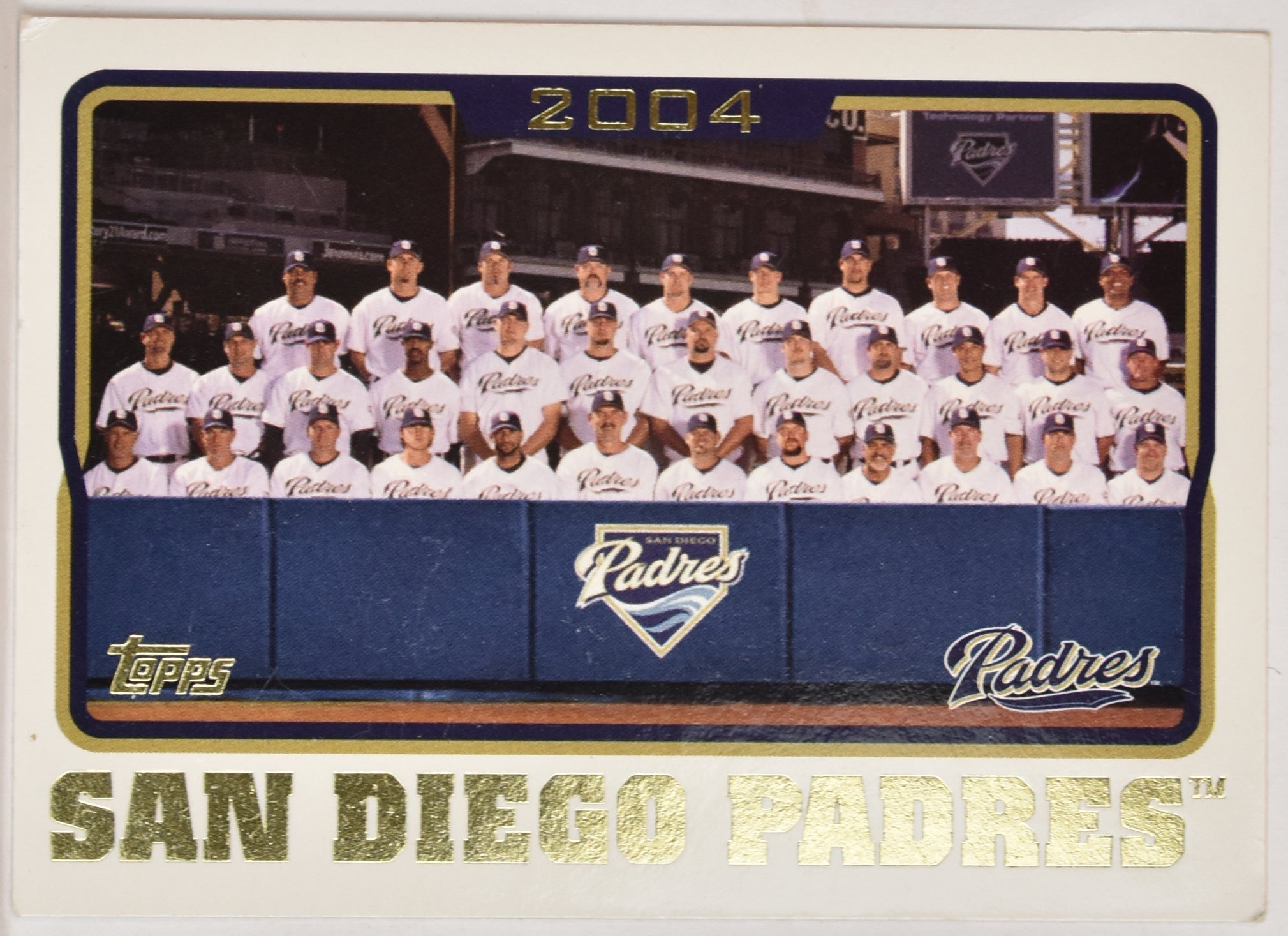 San Diego Padres 2004 Topps Baseball Card 661