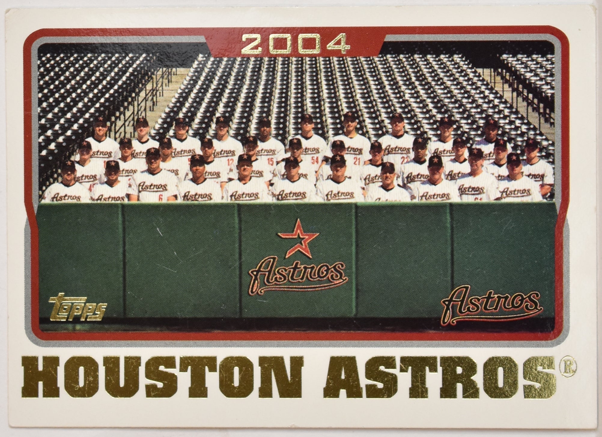 Houston Astros 2004 Minute Maid Park Topps Baseball Card 2005