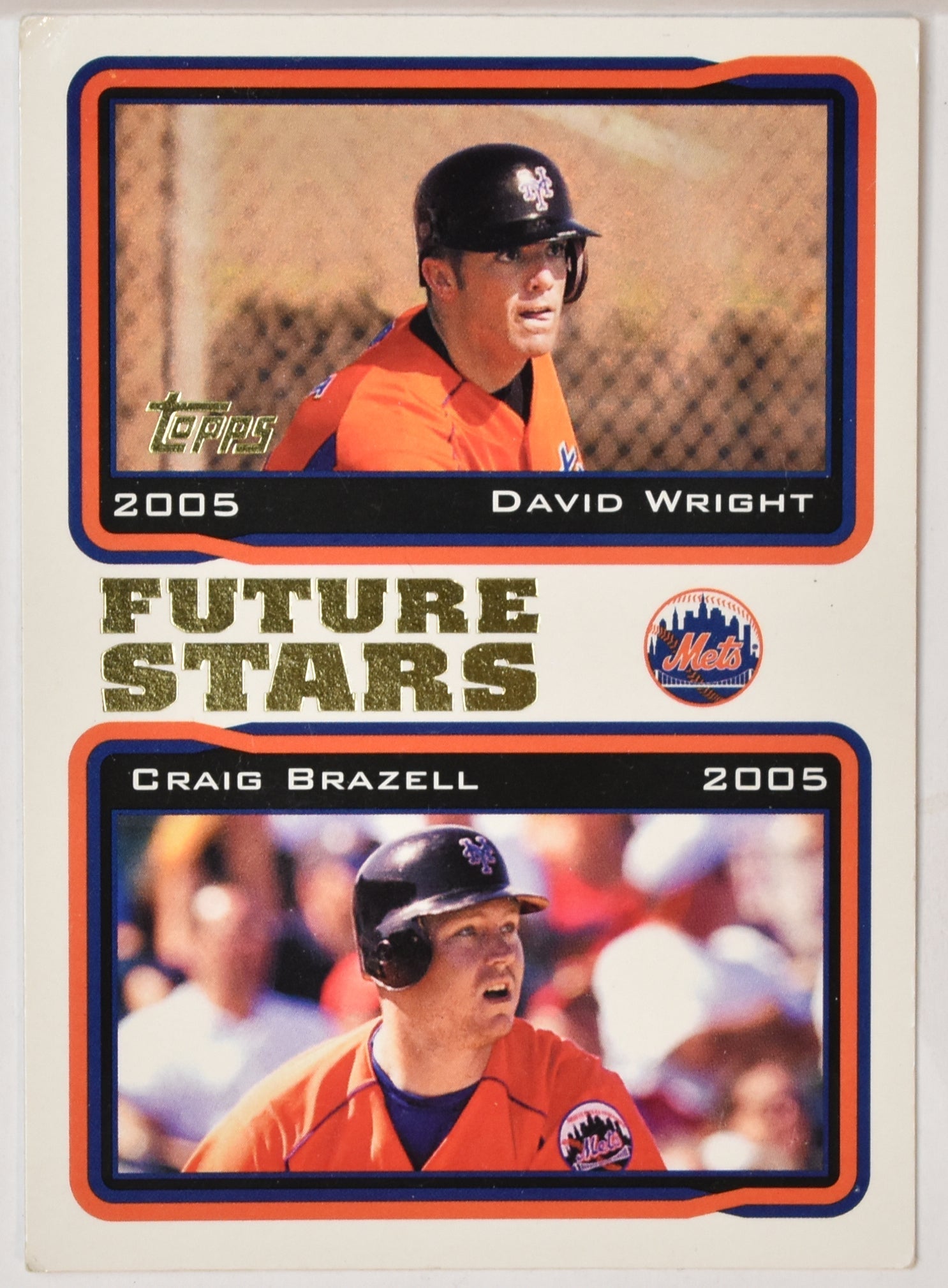 Future Stars Mets David Wright Craig Brazell 330 Topps Baseball Card