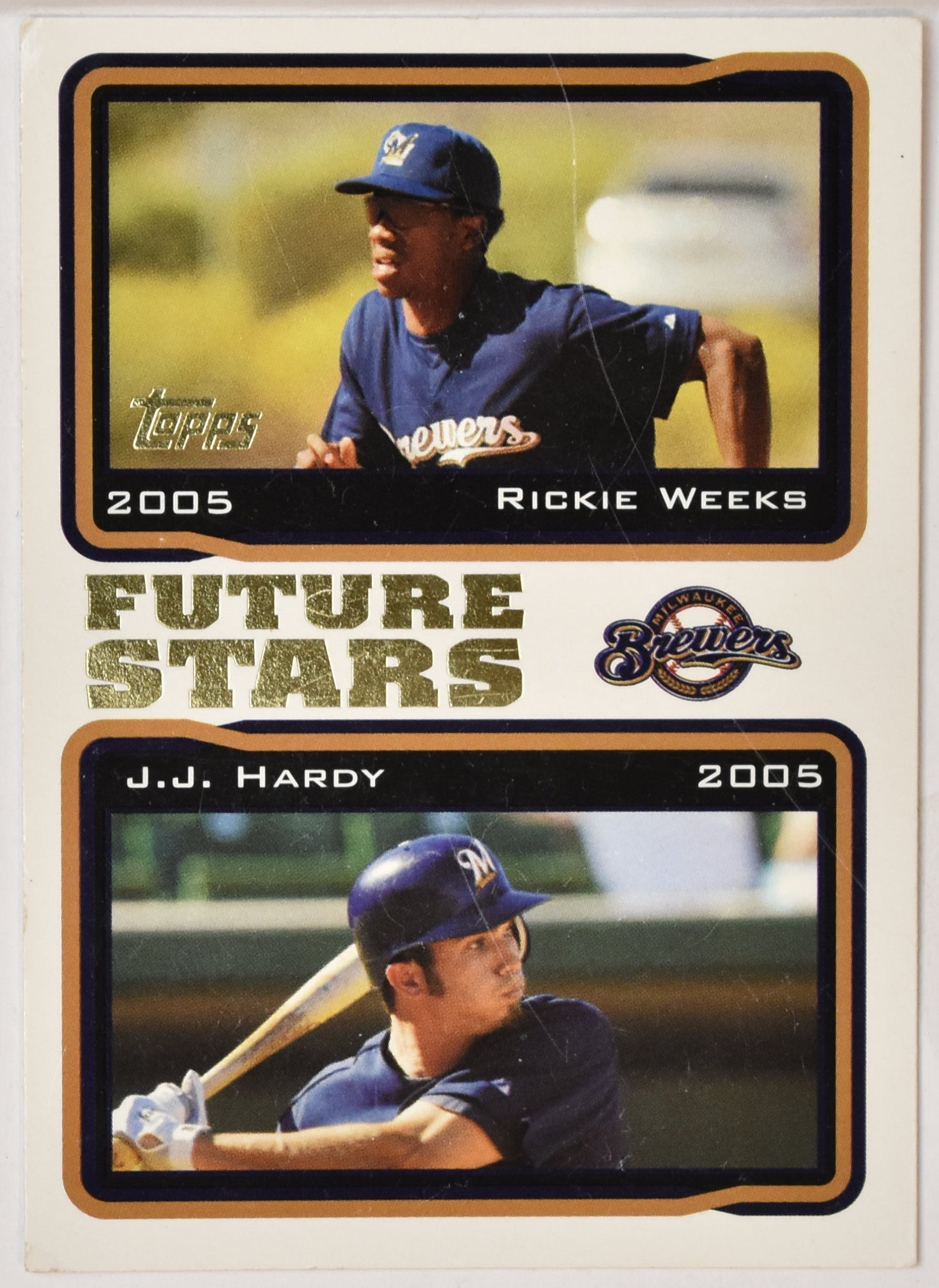 Rickie Weeks JJ Hardy Future Stars Topps 328 Baseball Card