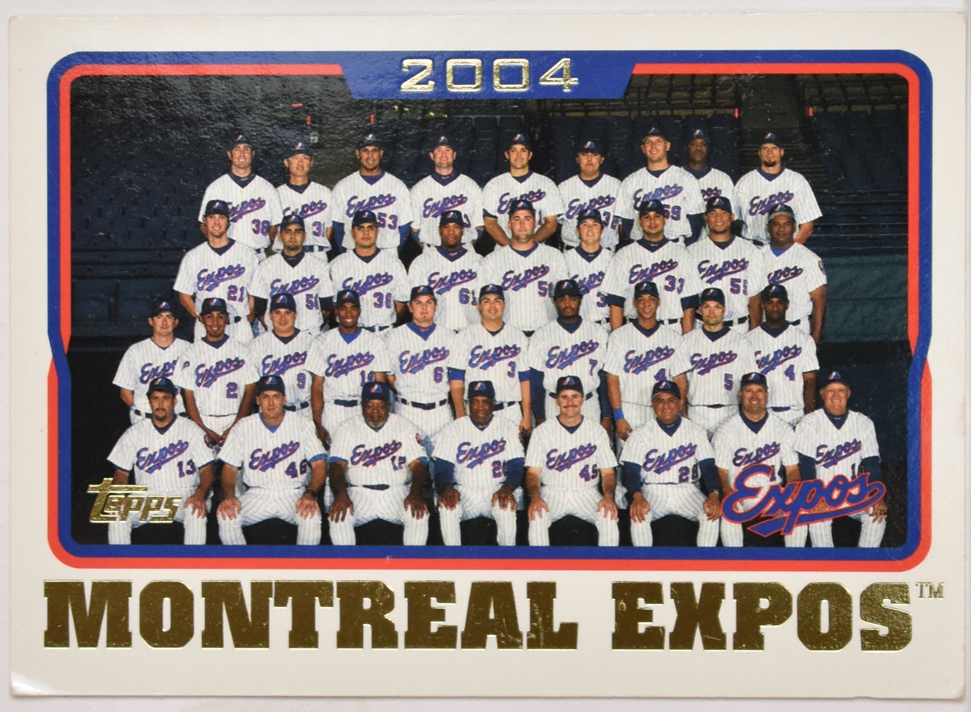 Montreal Expos Olympic Stadiums 655 Topps Baseball Card 2005