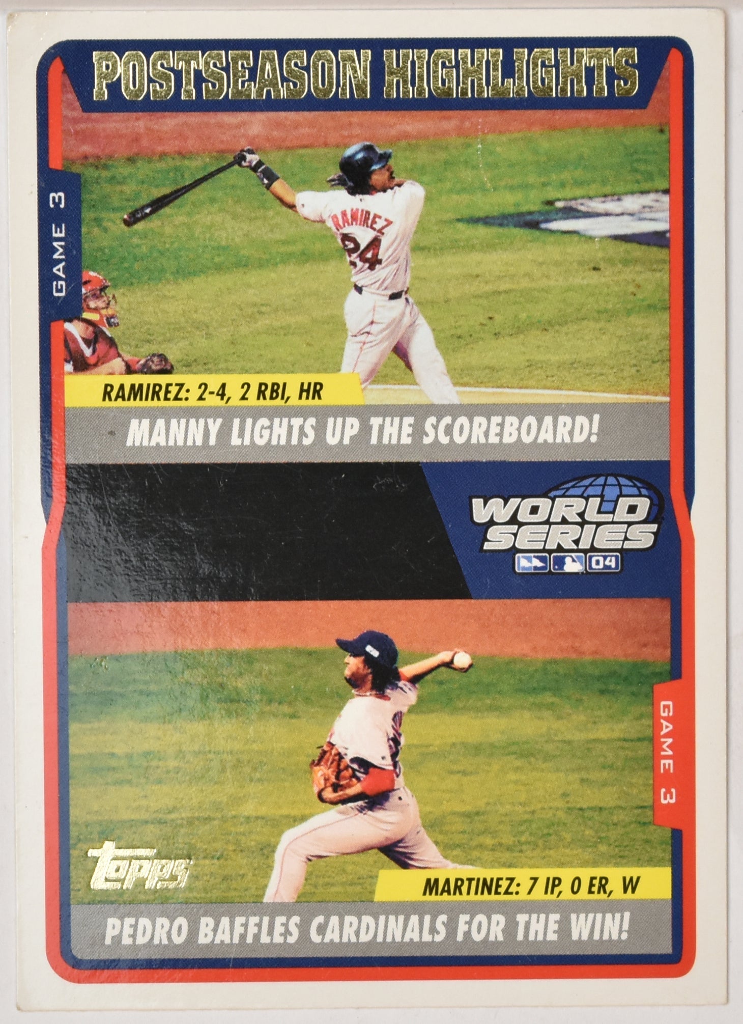 World Series 2004 733 Topps Baseball Card