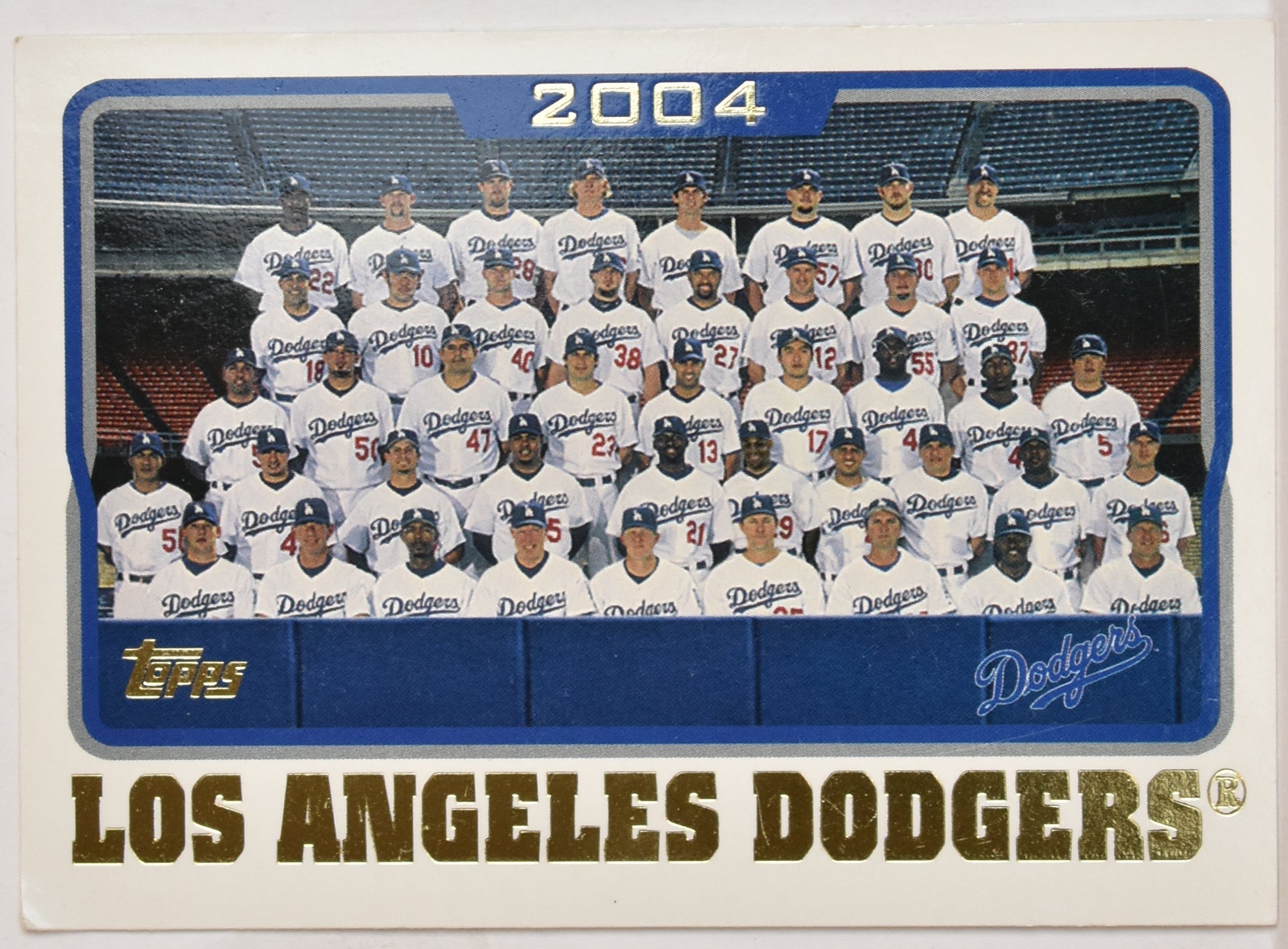 Dodger Stadium 2004 Los Angeles Dodgers 652 Topps Baseball Card