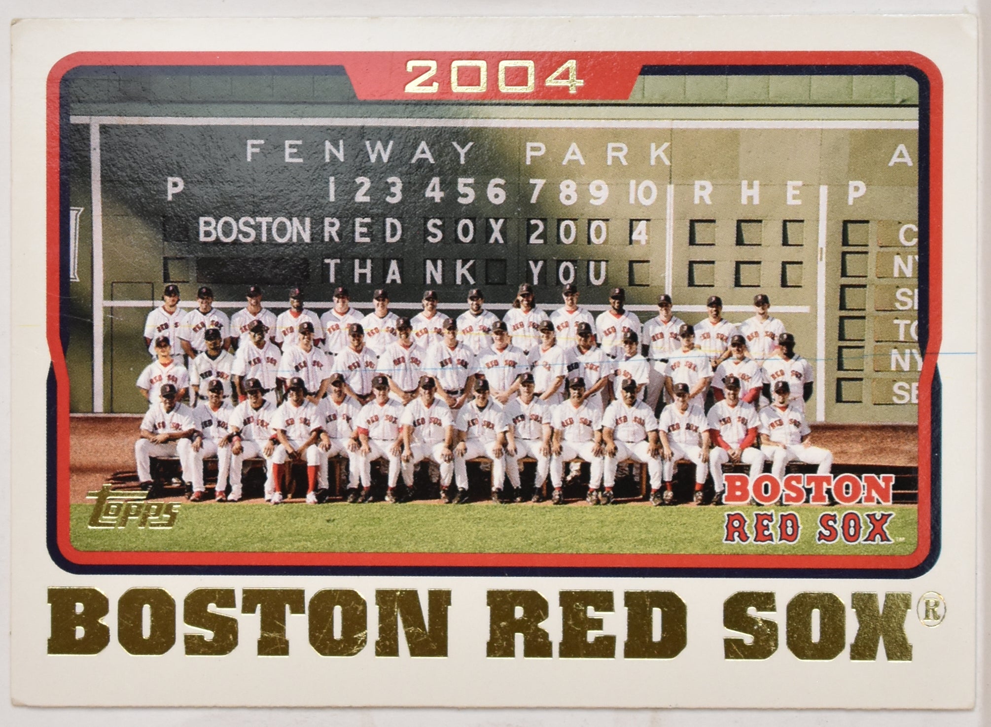 Boston Red Sox 2004 Fenway Park 642 Topps Baseball Card