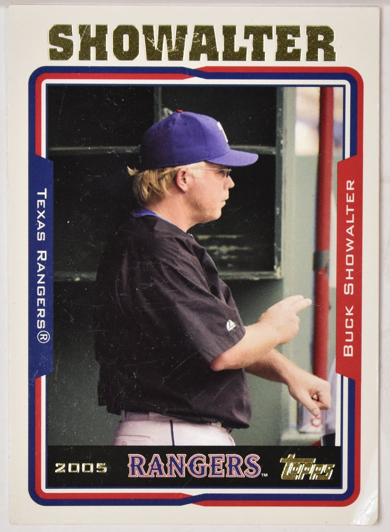Manager Buck Showalter 295 Topps Baseball Card 2004