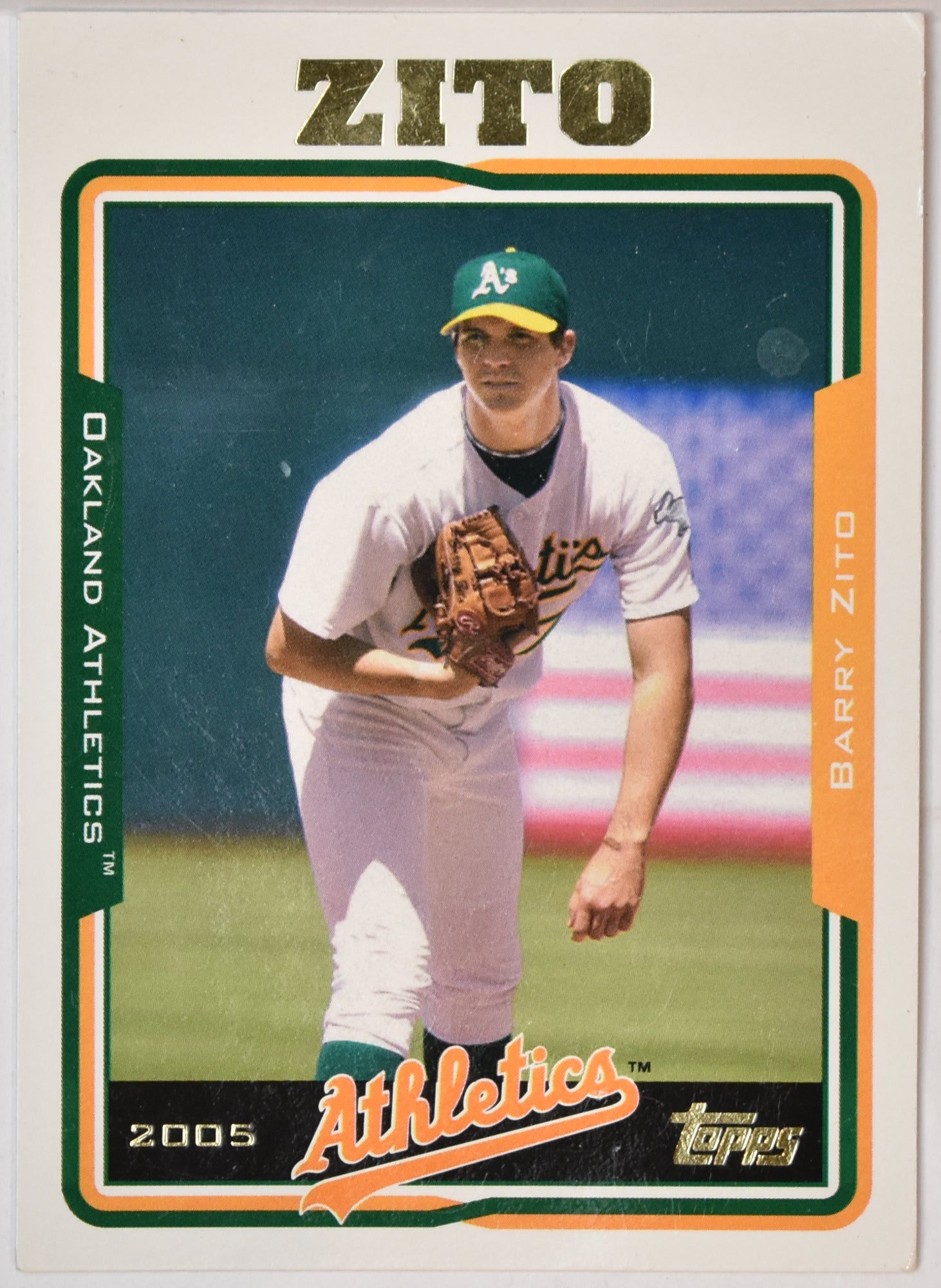 Barry Zito 77 Topps Baseball Card 2005