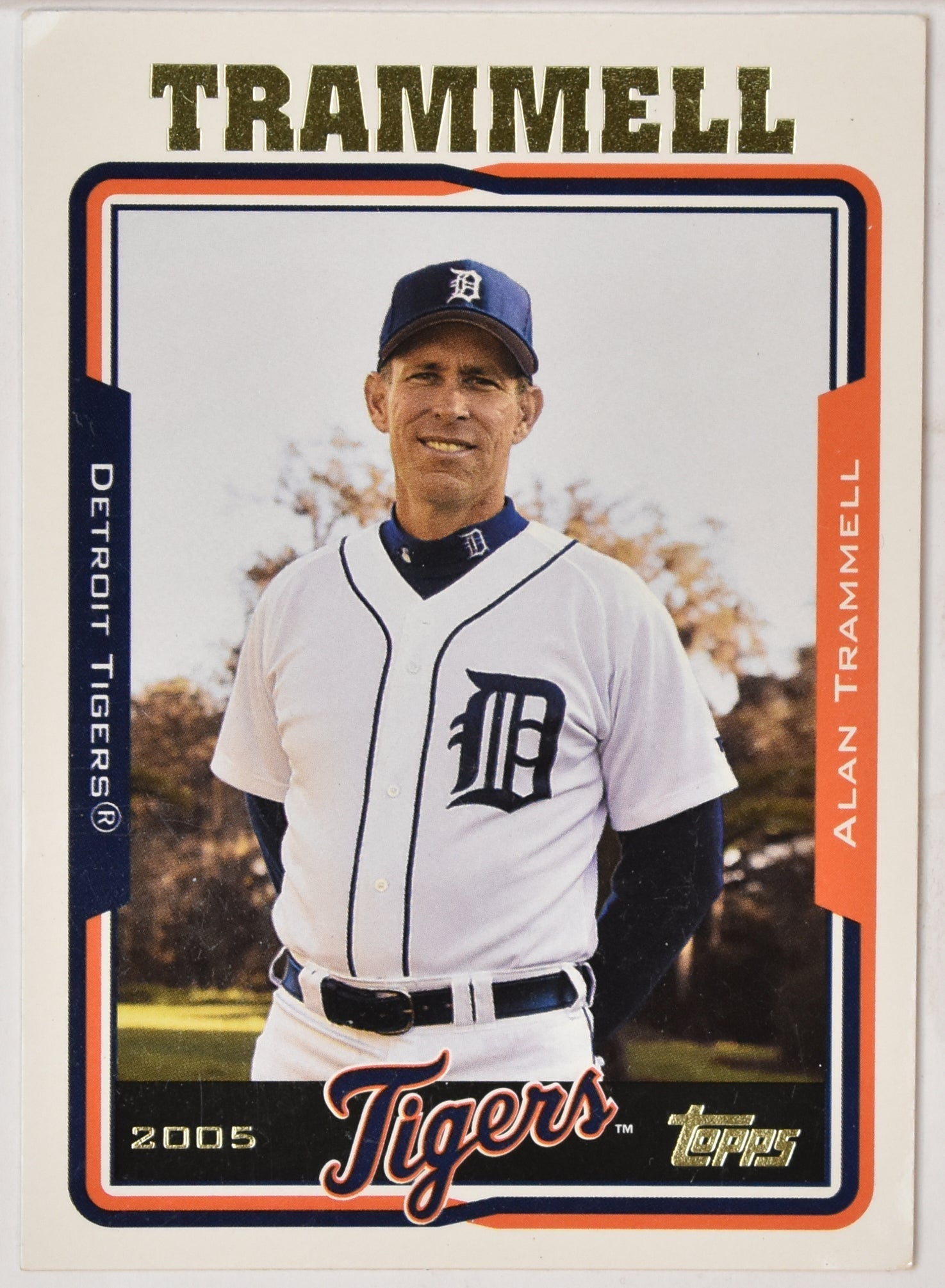 Manager Alan Trammell 277 Topps Baseball Card 2004