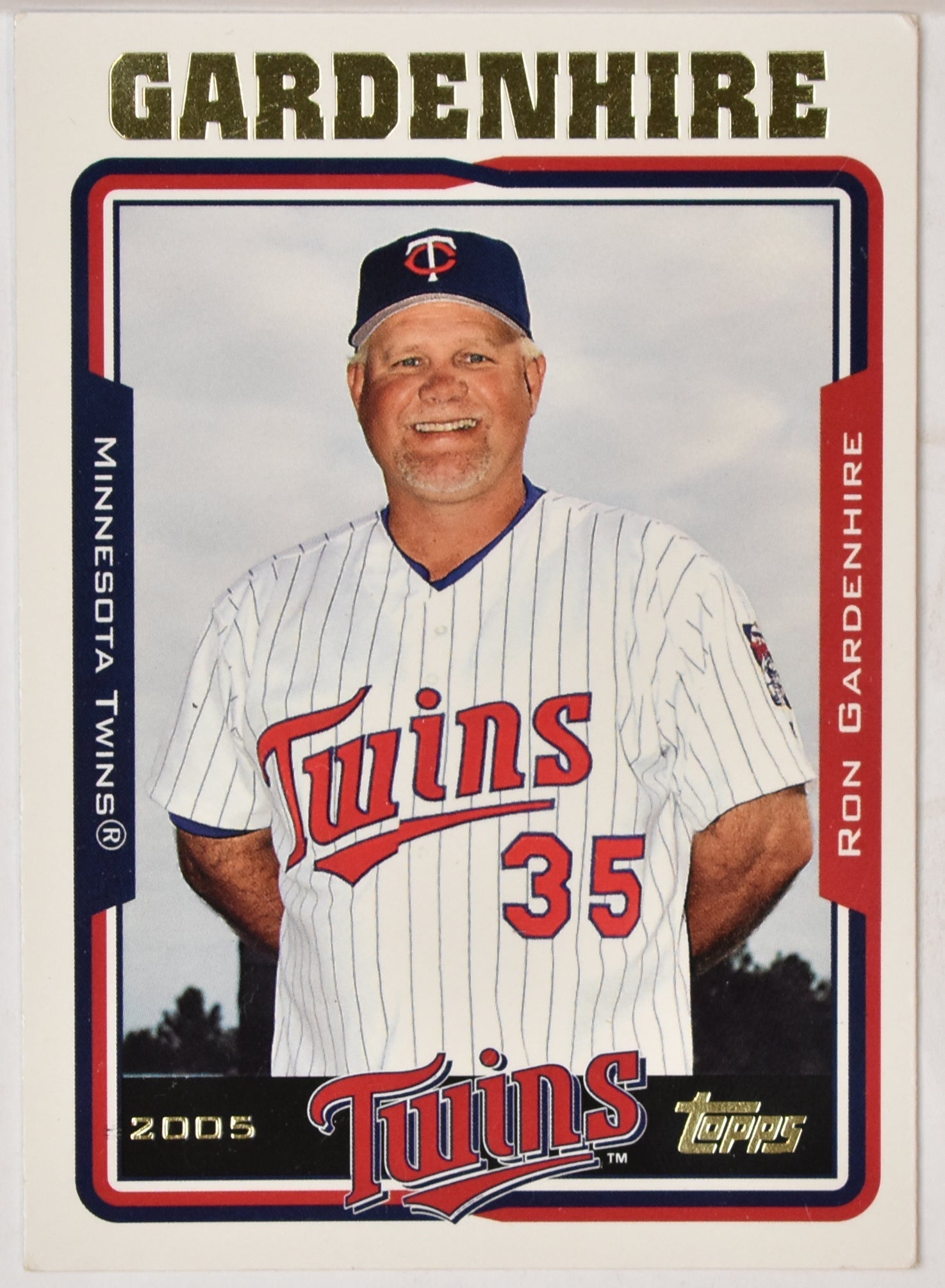 Manager Ron Gardenhire 283 Topps Baseball Card 2004