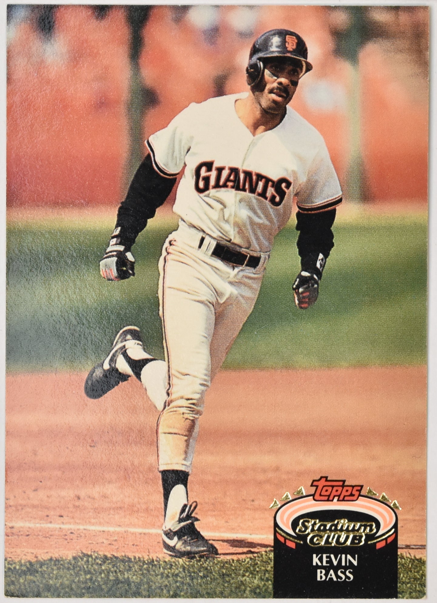Kevin Bass 6 Topps Stadium Club 92 Baseball Card