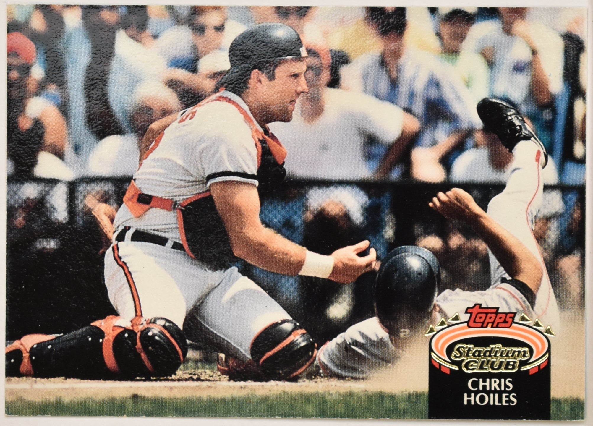 Chris Hoiles 161 Topps Stadium Club 92 Baseball Card