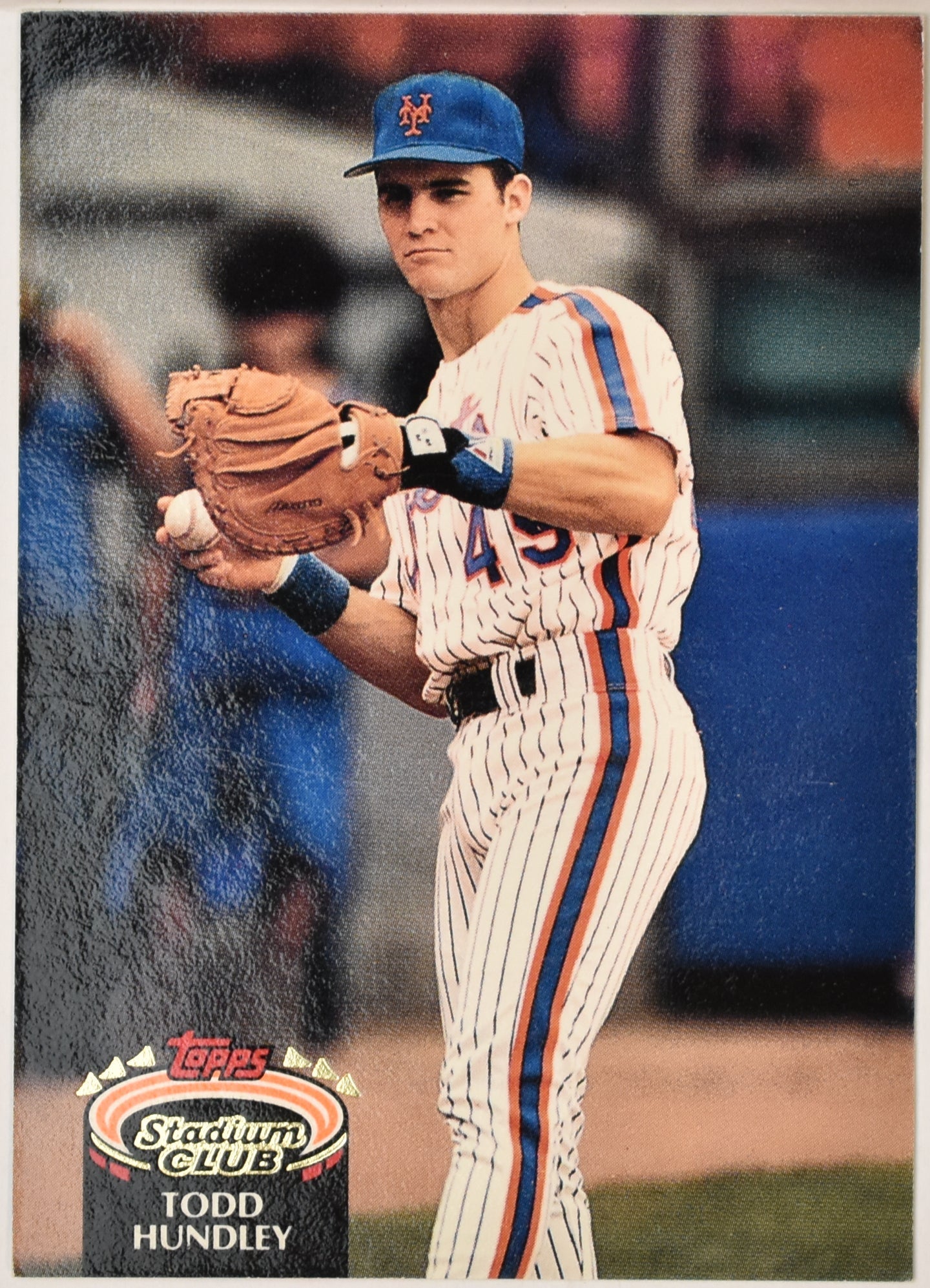 Todd Hundley 290 Topps Stadium Club 1992 Baseball Card