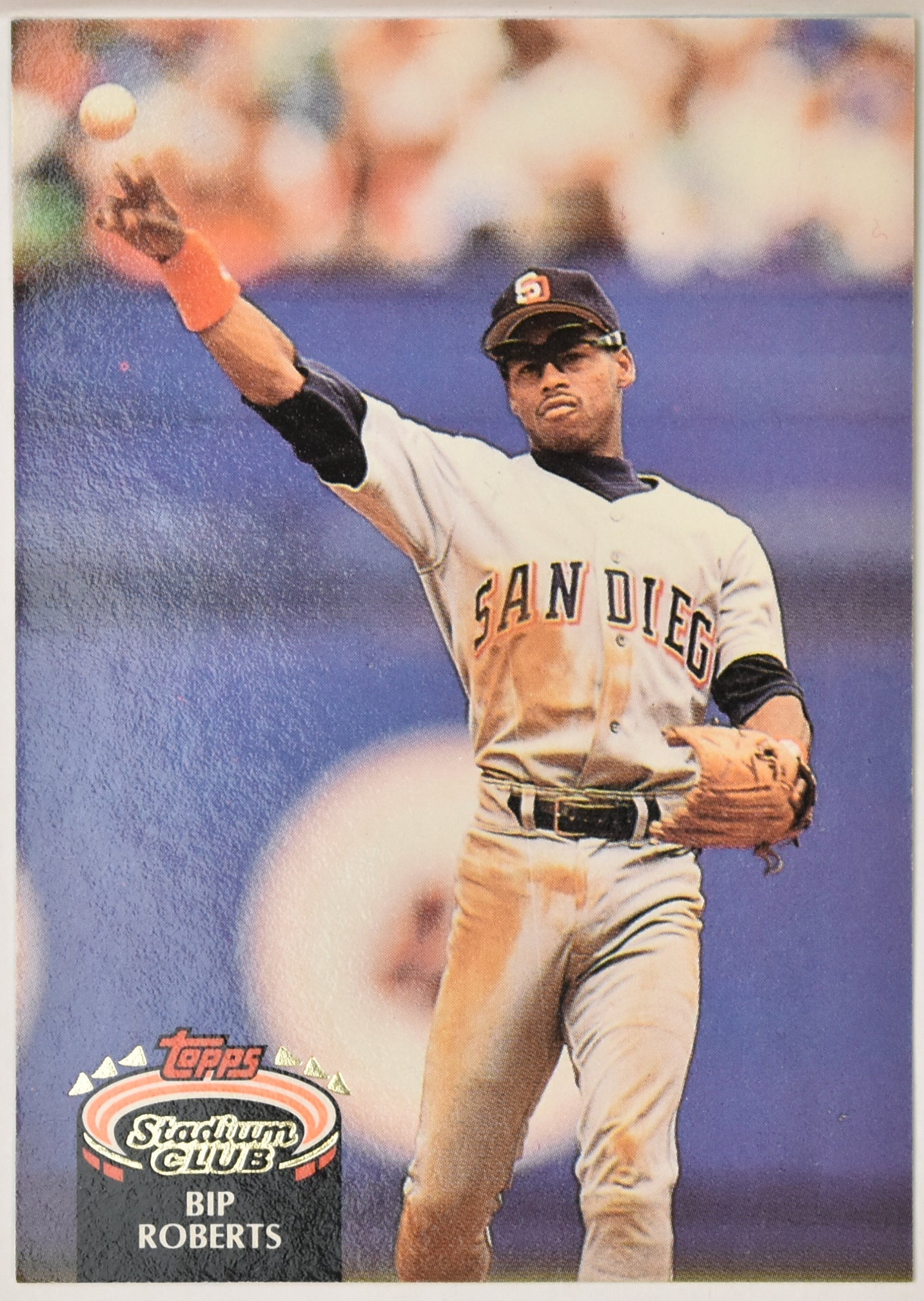 Bip Roberts 48 Topps Stadium Club 1992 Baseball Card