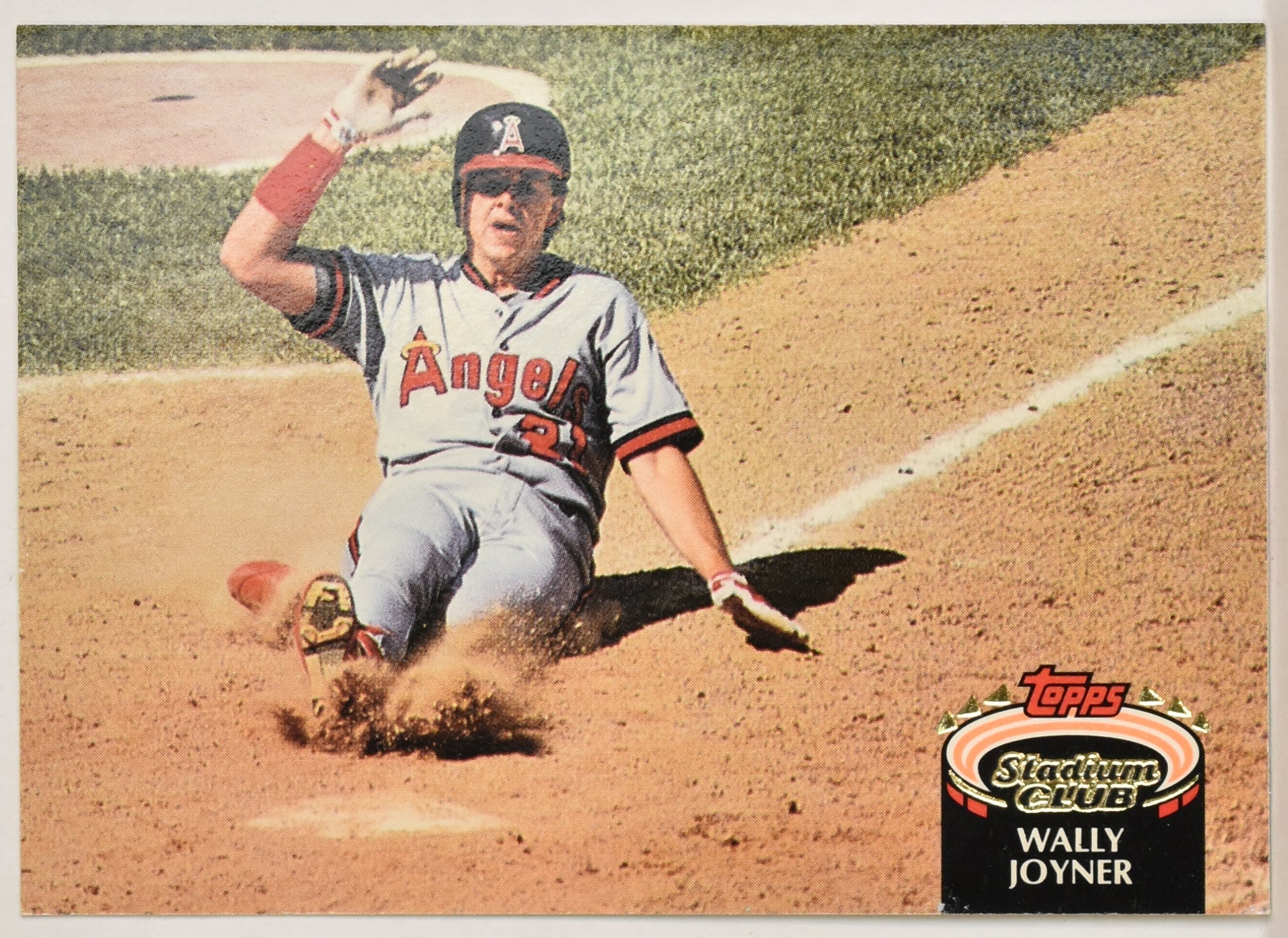 Wally Joyner 122 Topps Stadium Club 1992 Baseball Card