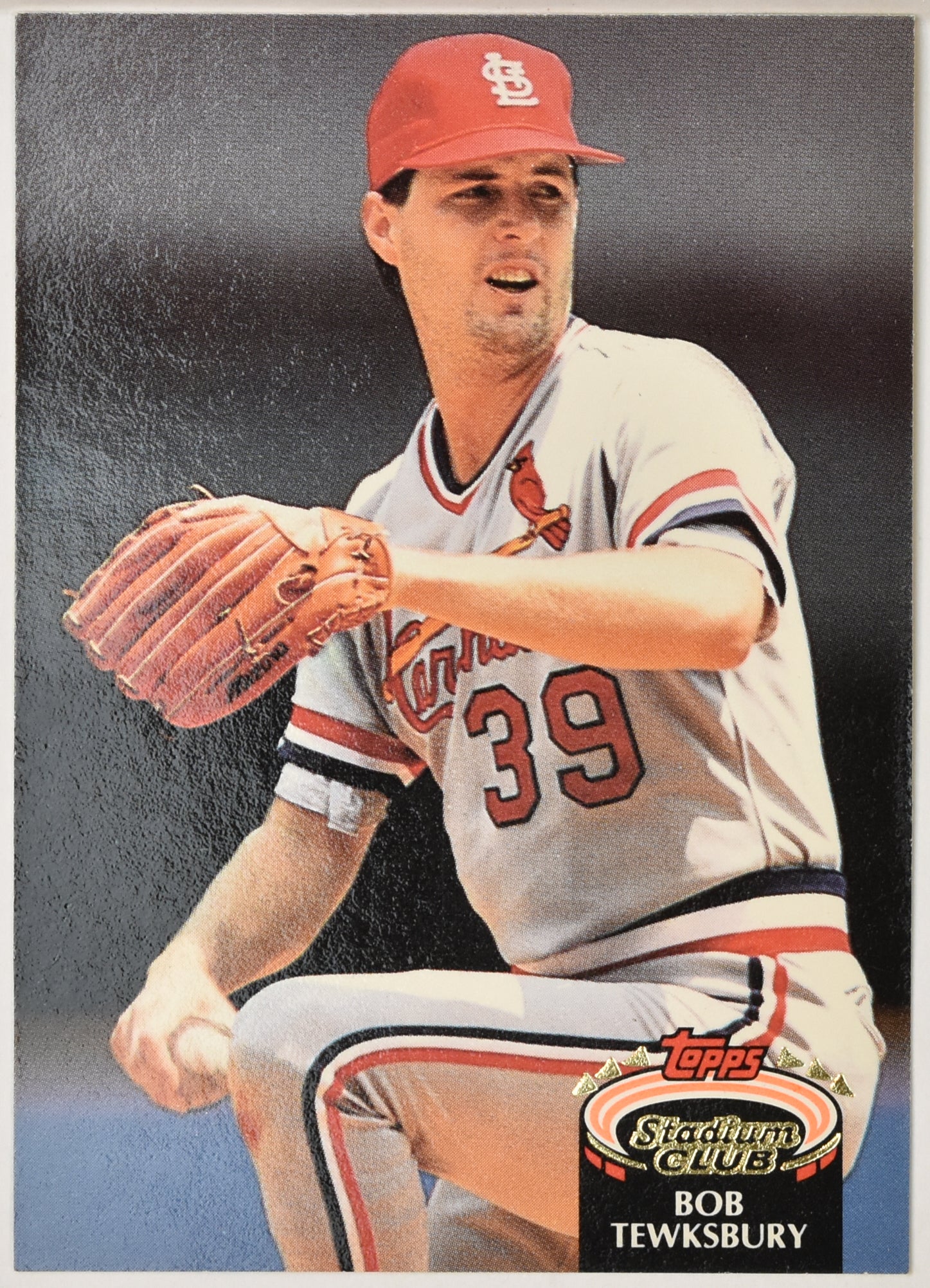Bob Tewksbury 258 Topps Stadium Club 92 Baseball Card