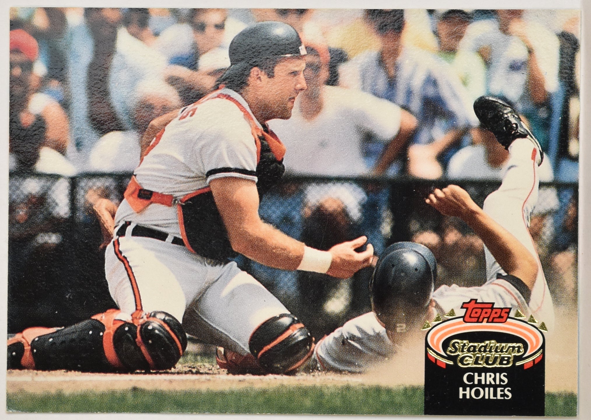 Chris Hoiles 161 Topps Stadium Club 1992 Baseball Card