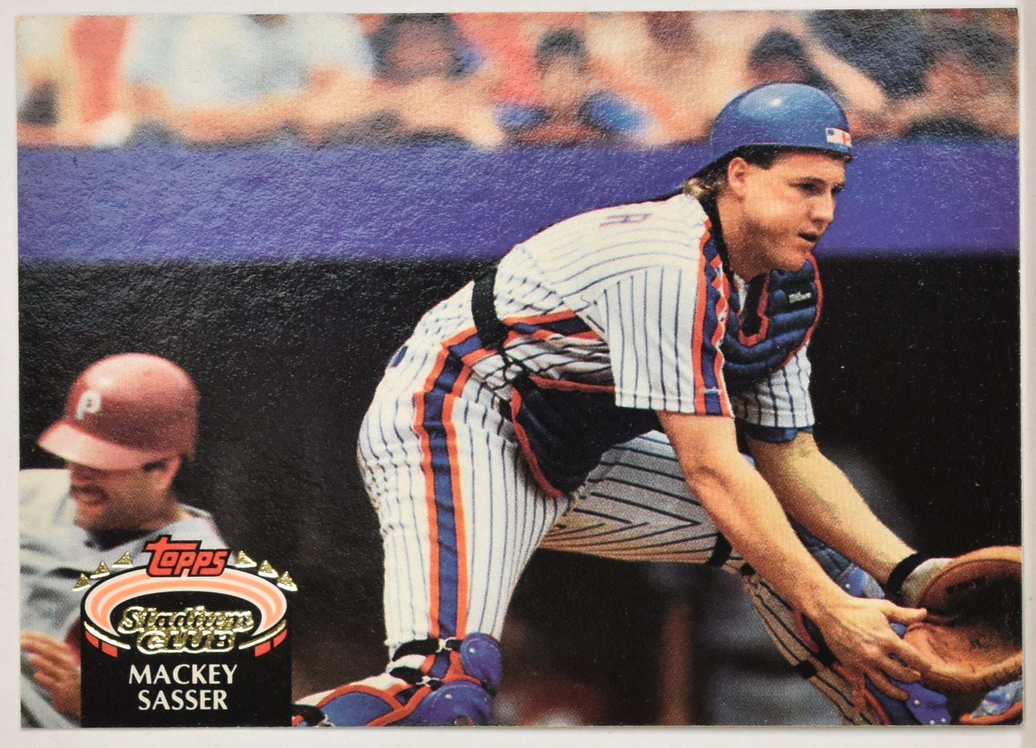 Mackey Sasser 249 Topps Stadium Club 1992 Baseball Card