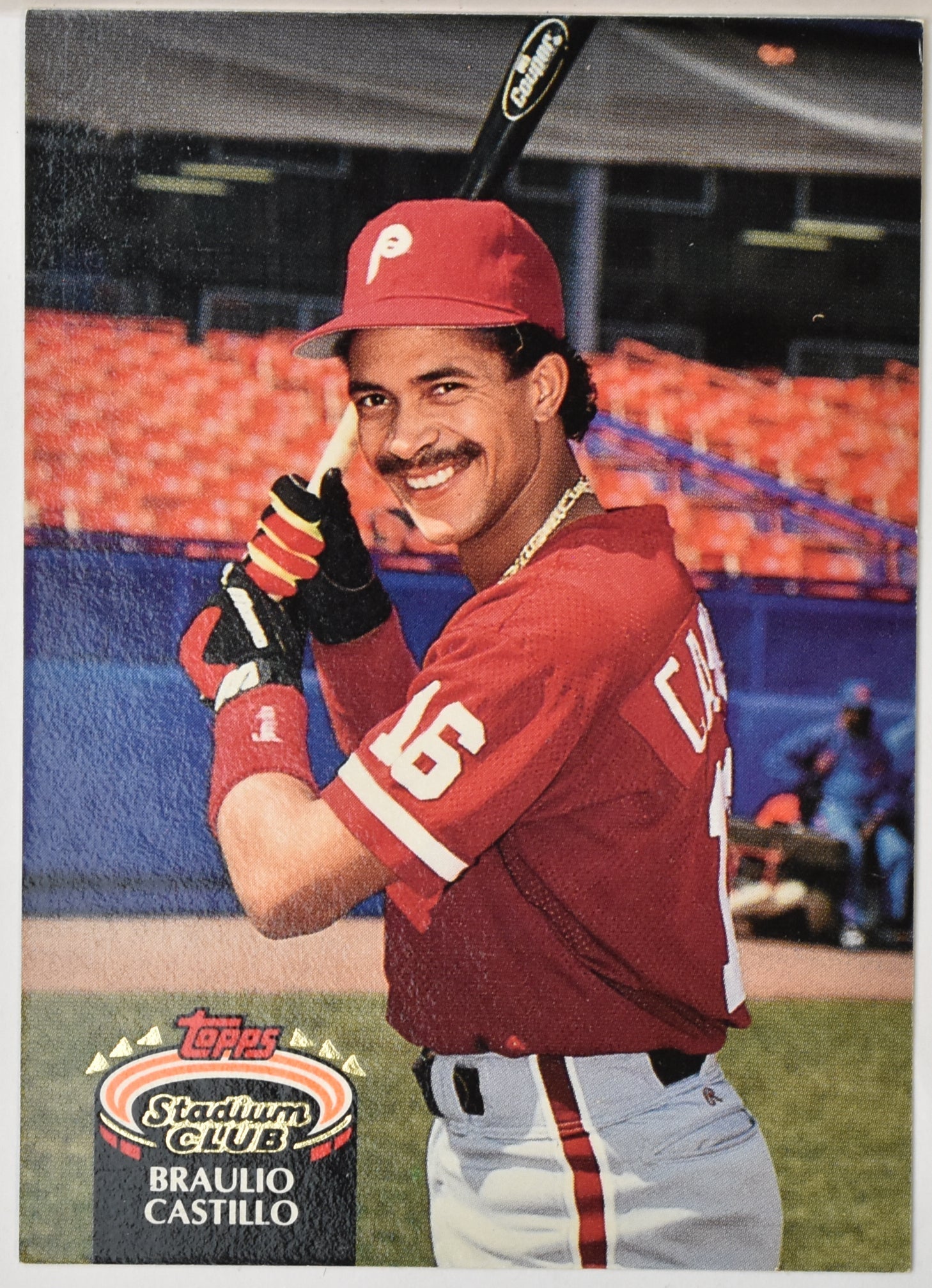 Braulio Castillo 124 Topps Stadium Club 1992 Baseball Card