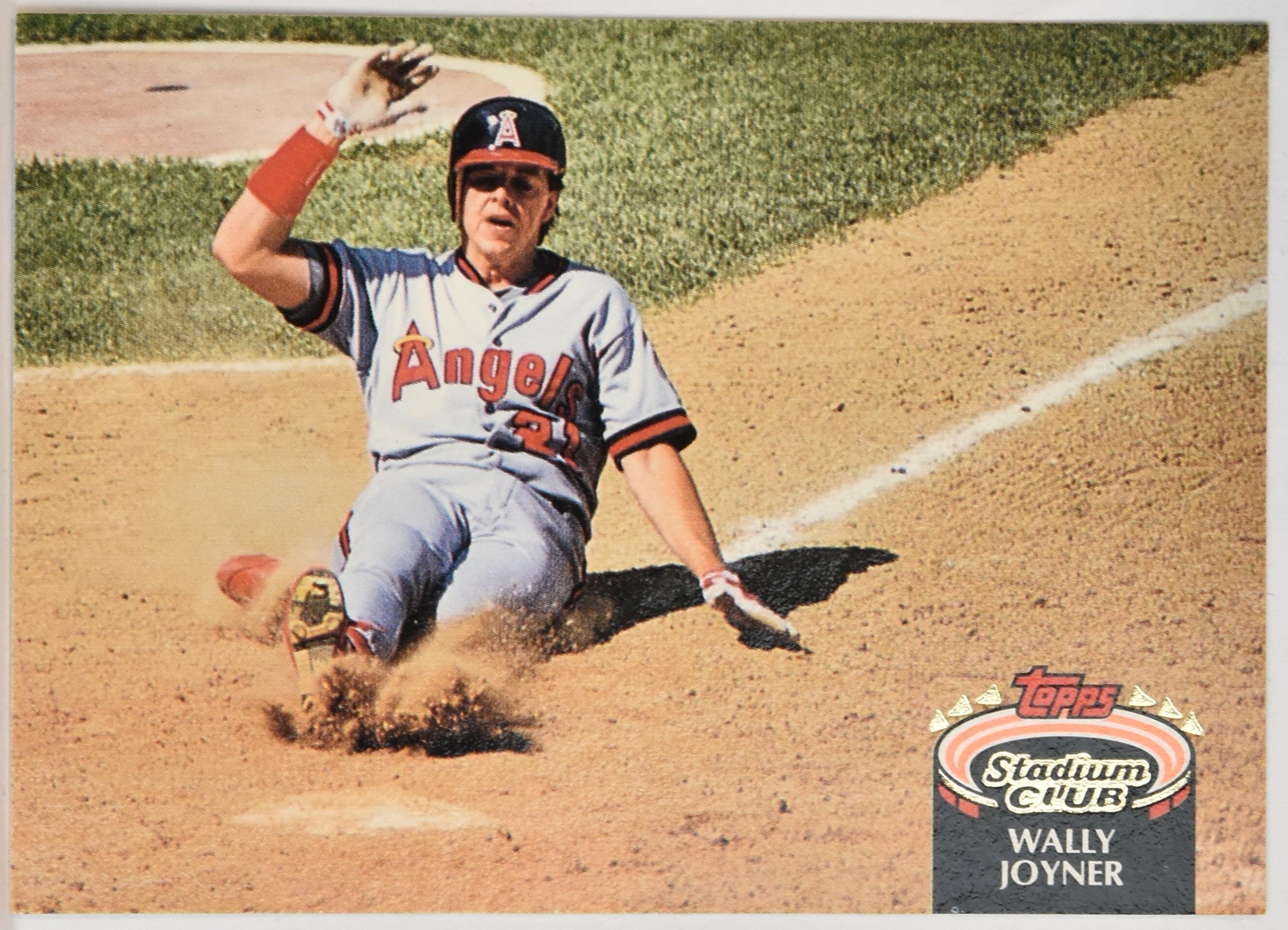 Wally Joyner Topps Stadium Club 1992 Baseball Card