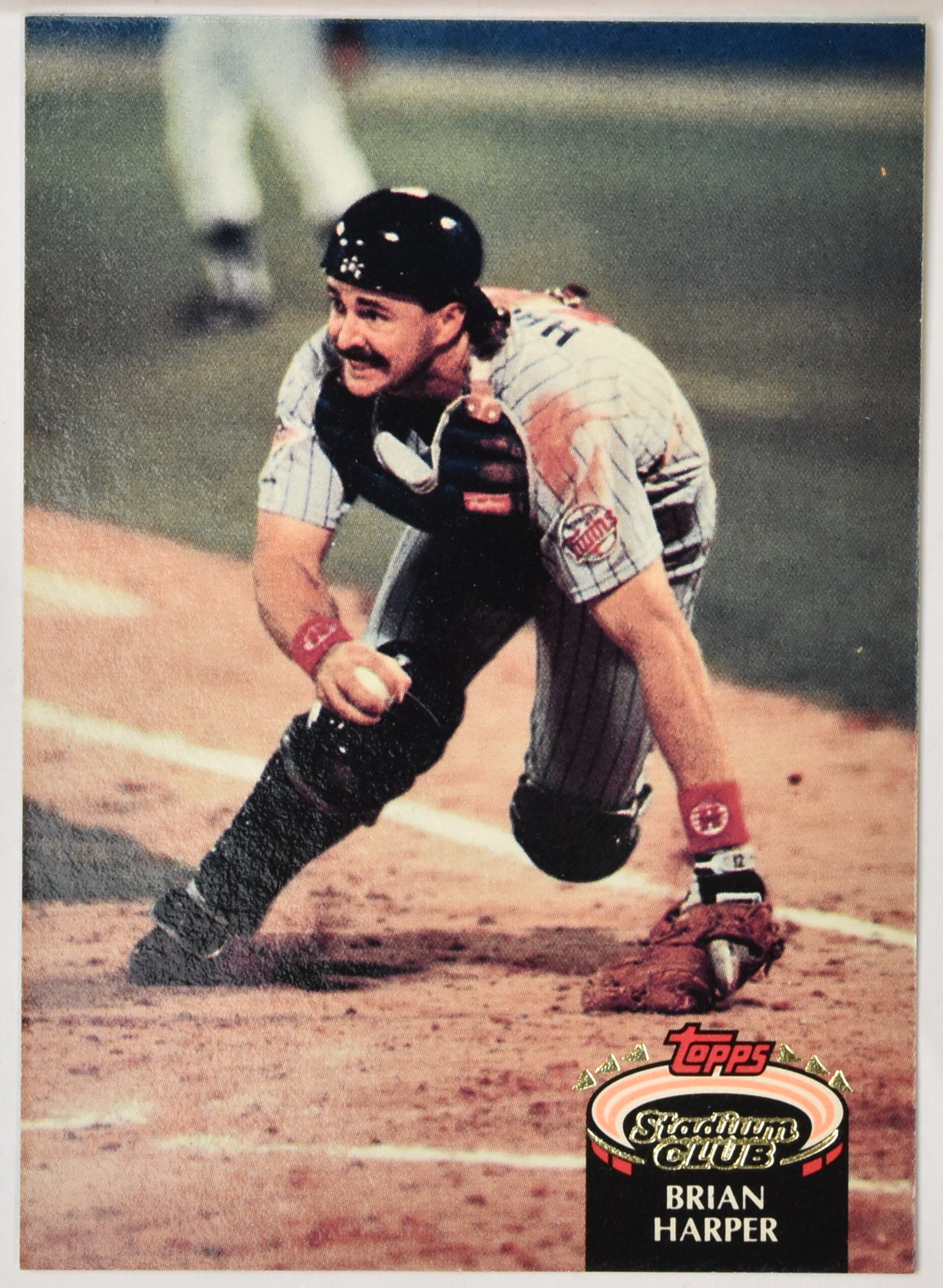 Brian Harper 296 Topps Stadium Club 1992 Baseball Card