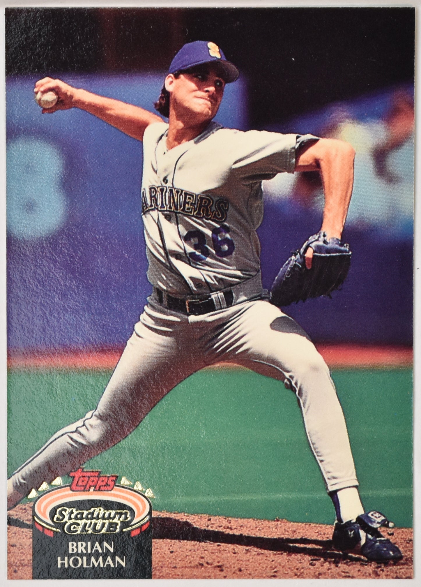 Brian Holman 295 Topps Stadium Club 1992 Baseball Card