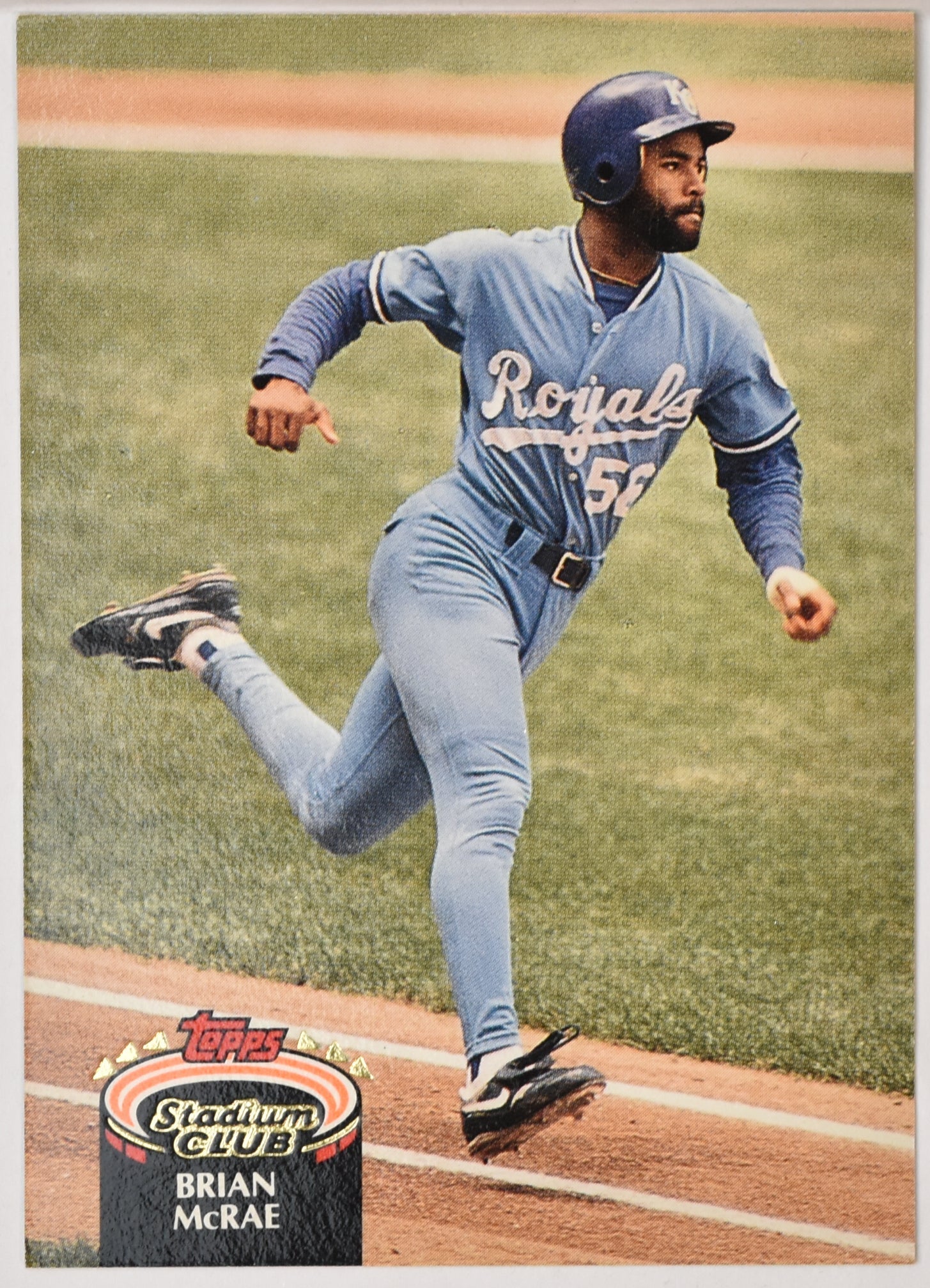 Brian McRae 270 Topps Stadium Club 1992 Baseball Card