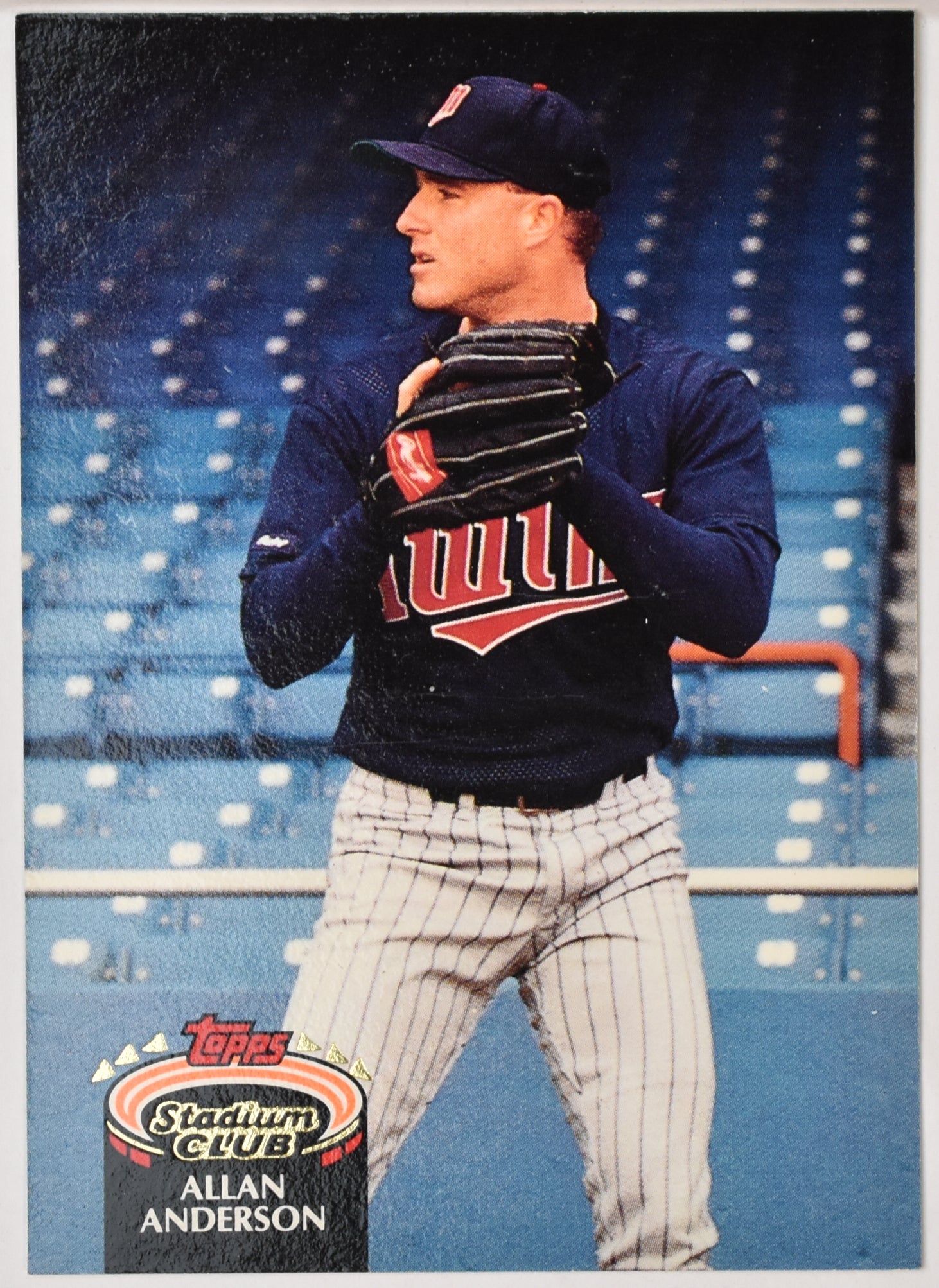 Allan Anderson 204 Topps Stadium Club 1992 Baseball Card