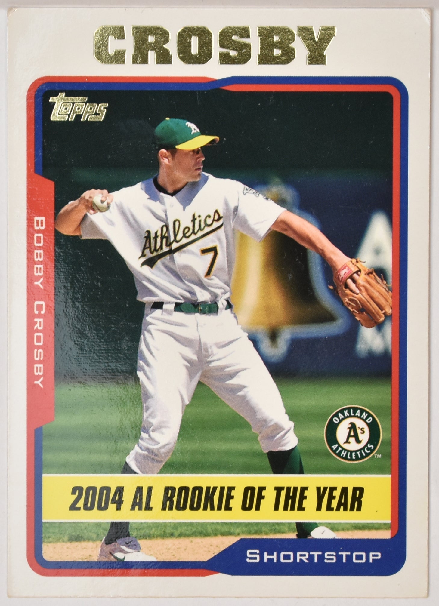 Bobby Crosby 717 Topps Baseball Card 2005 Draft Pick