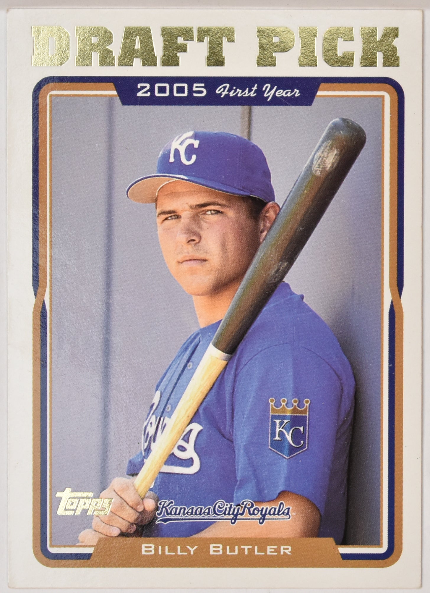 Billy Butler 668 Topps Baseball Card 2005 Draft Pick